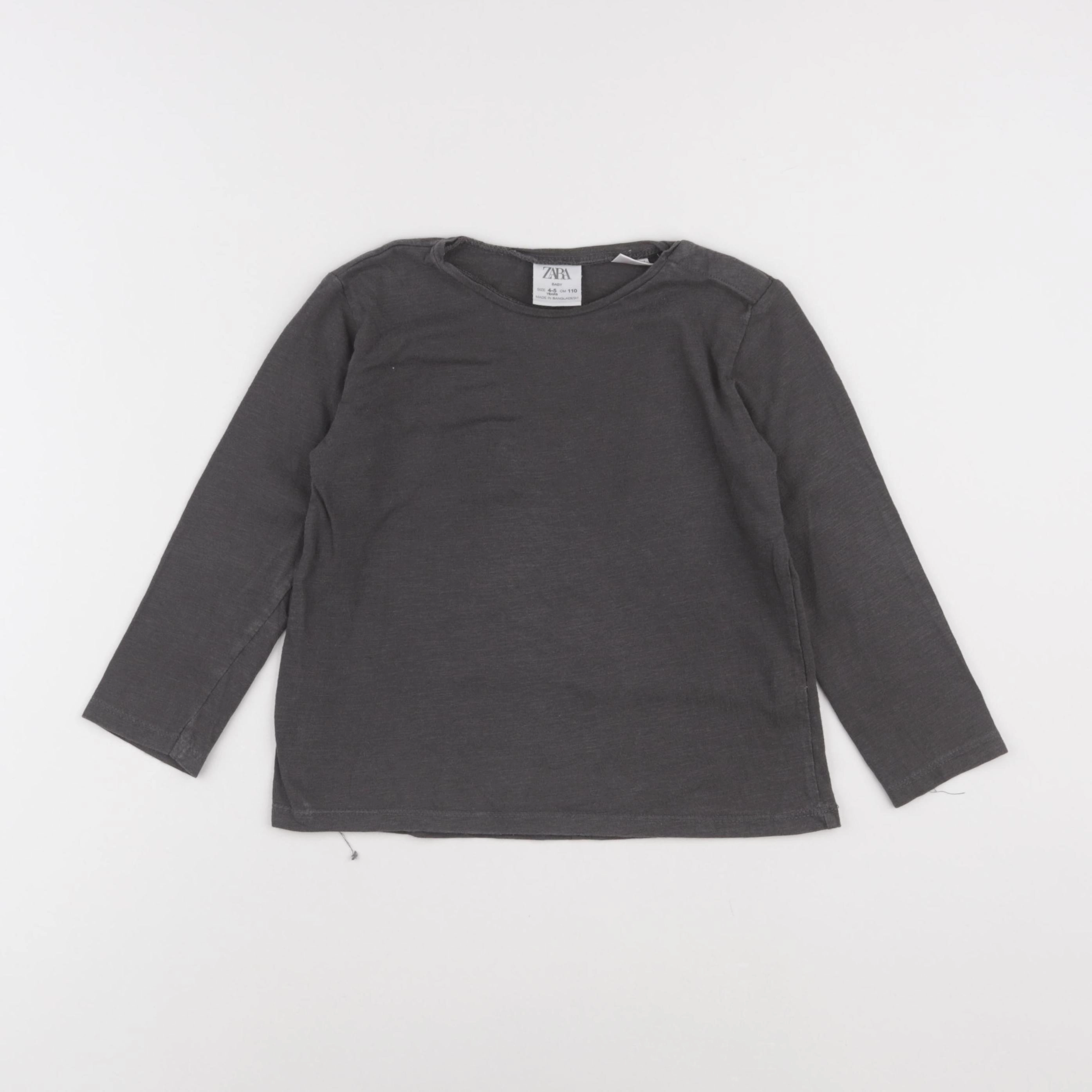 Zara - tee-shirt gris - 4/5 ans