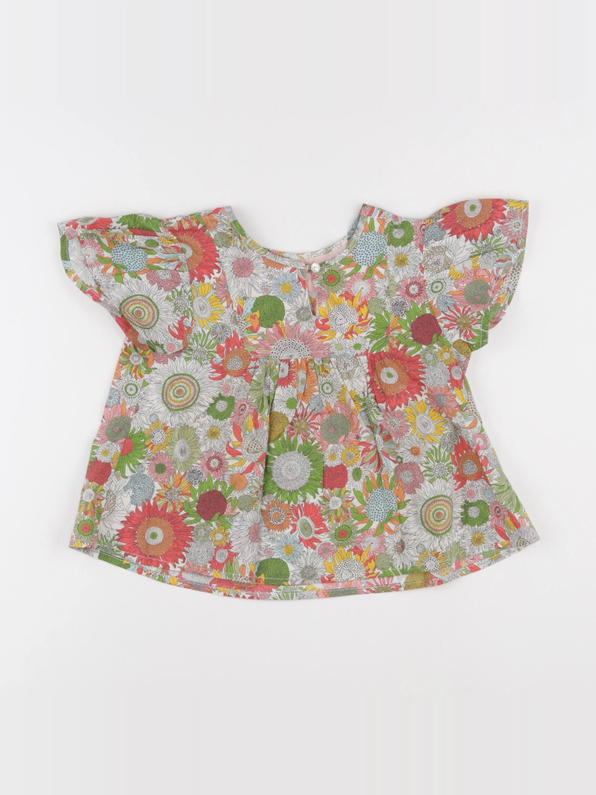 Bonton - blouse multicolore - 4 ans