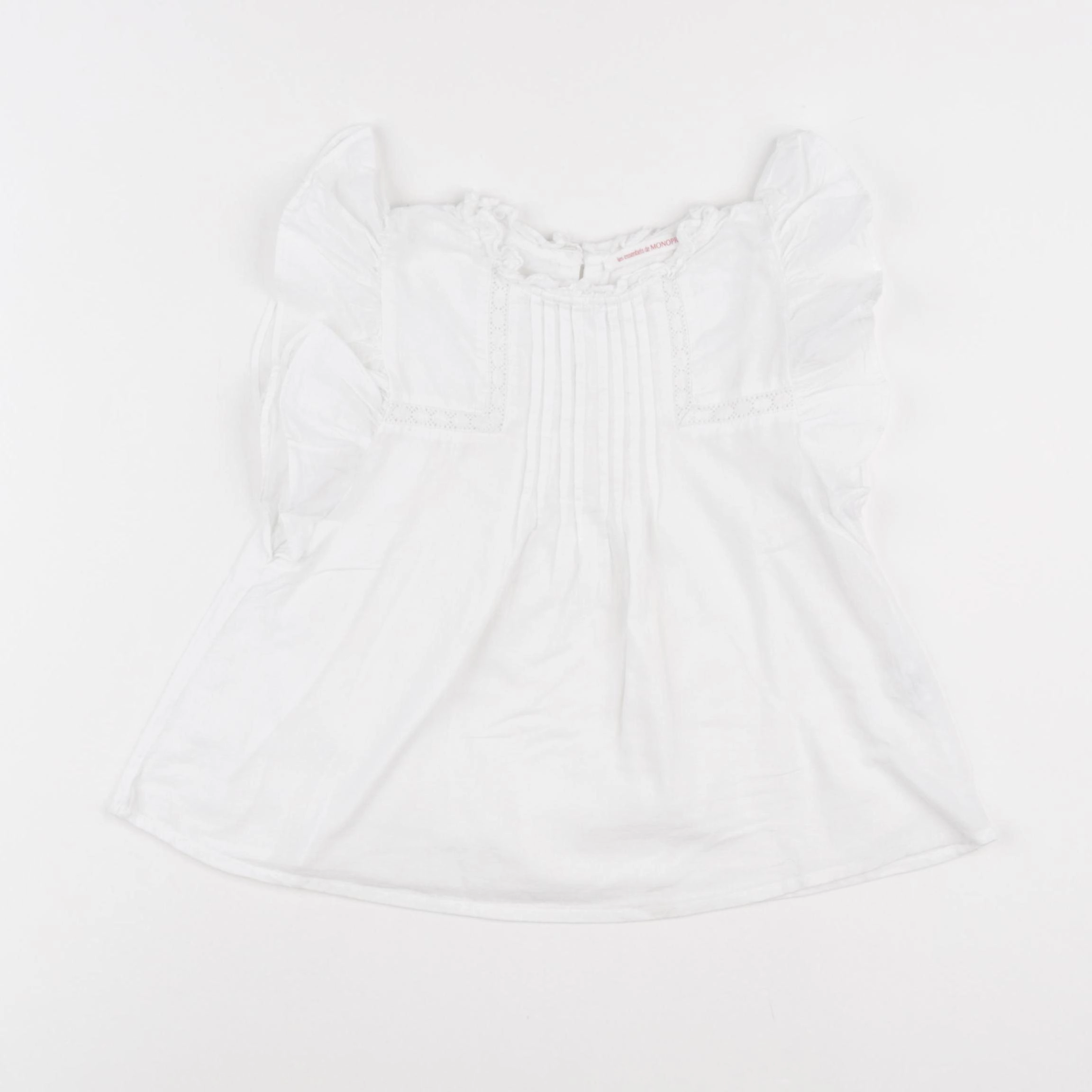 Monoprix - blouse blanc - 4 ans
