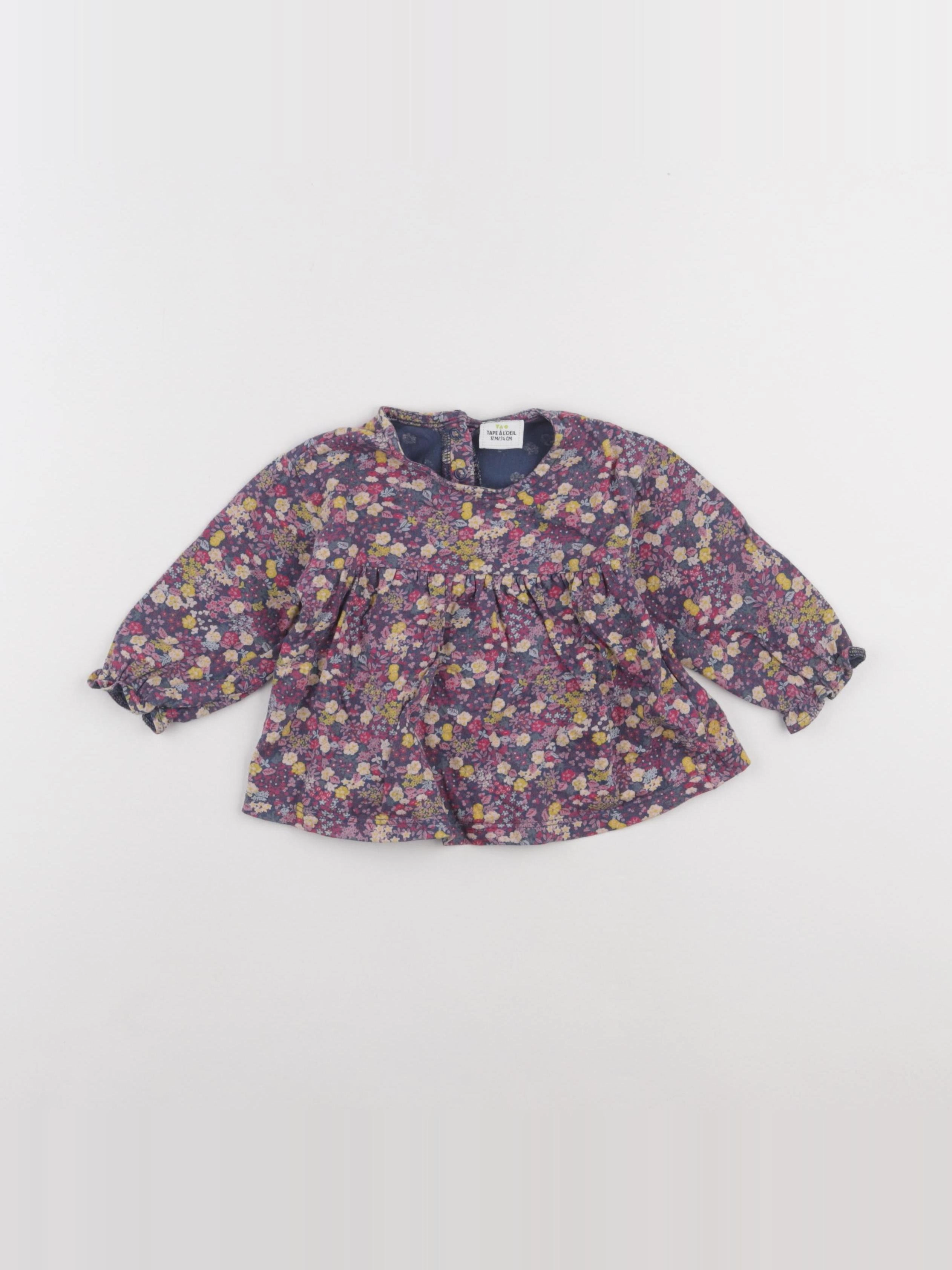 Tape à l'oeil - blouse multicolore - 12 mois
