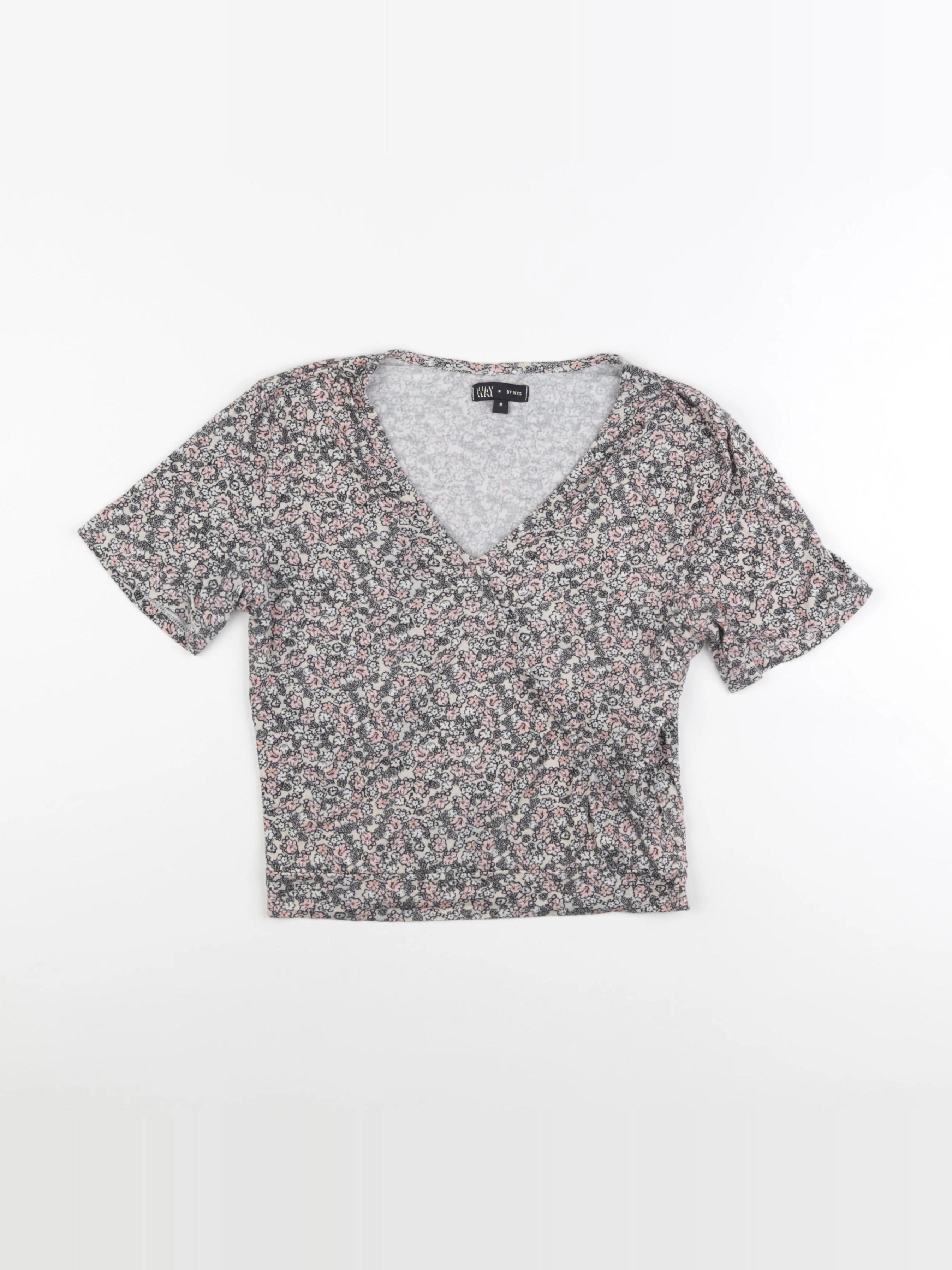 IKKS - tee-shirt multicolore - 16 ans