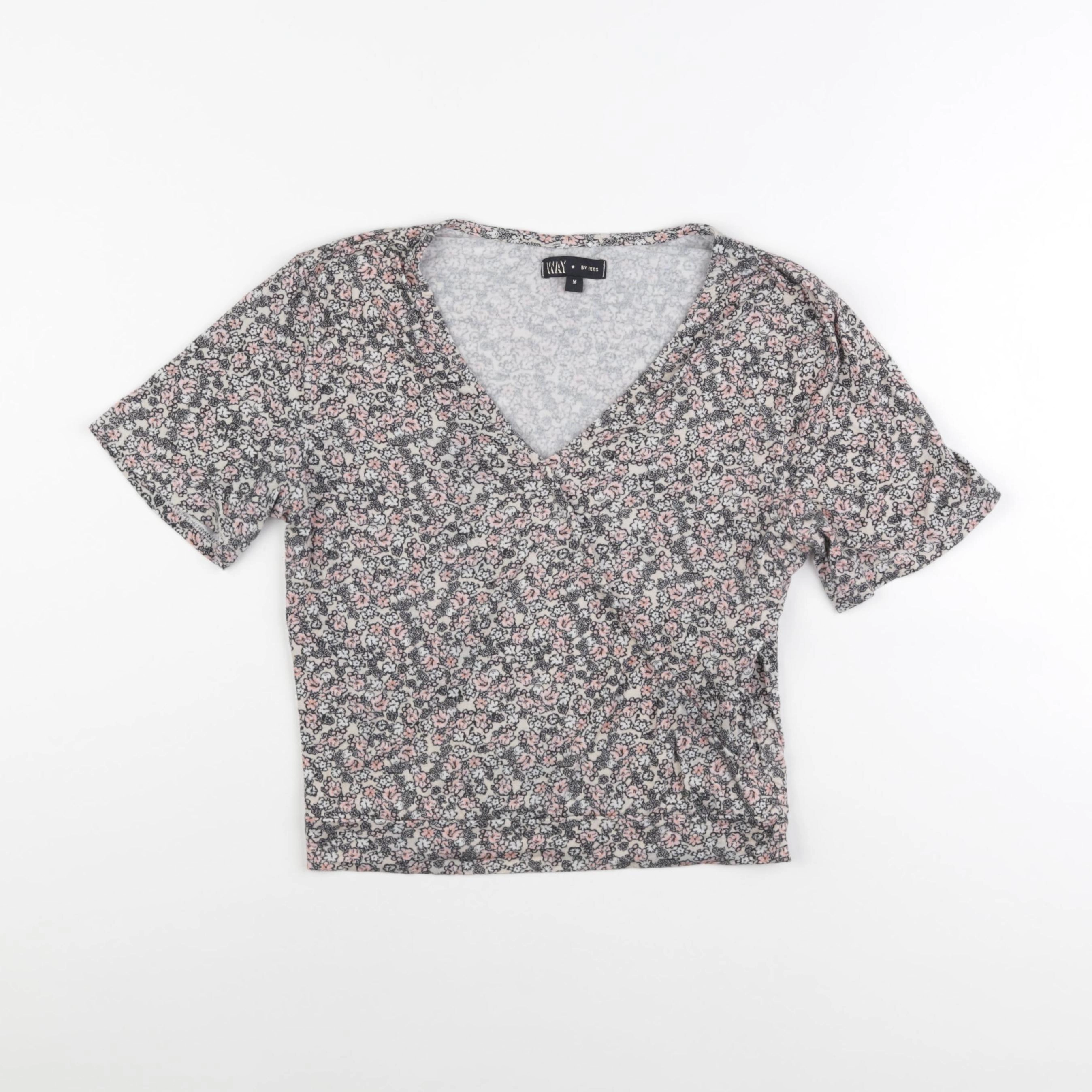 IKKS - tee-shirt multicolore - 16 ans