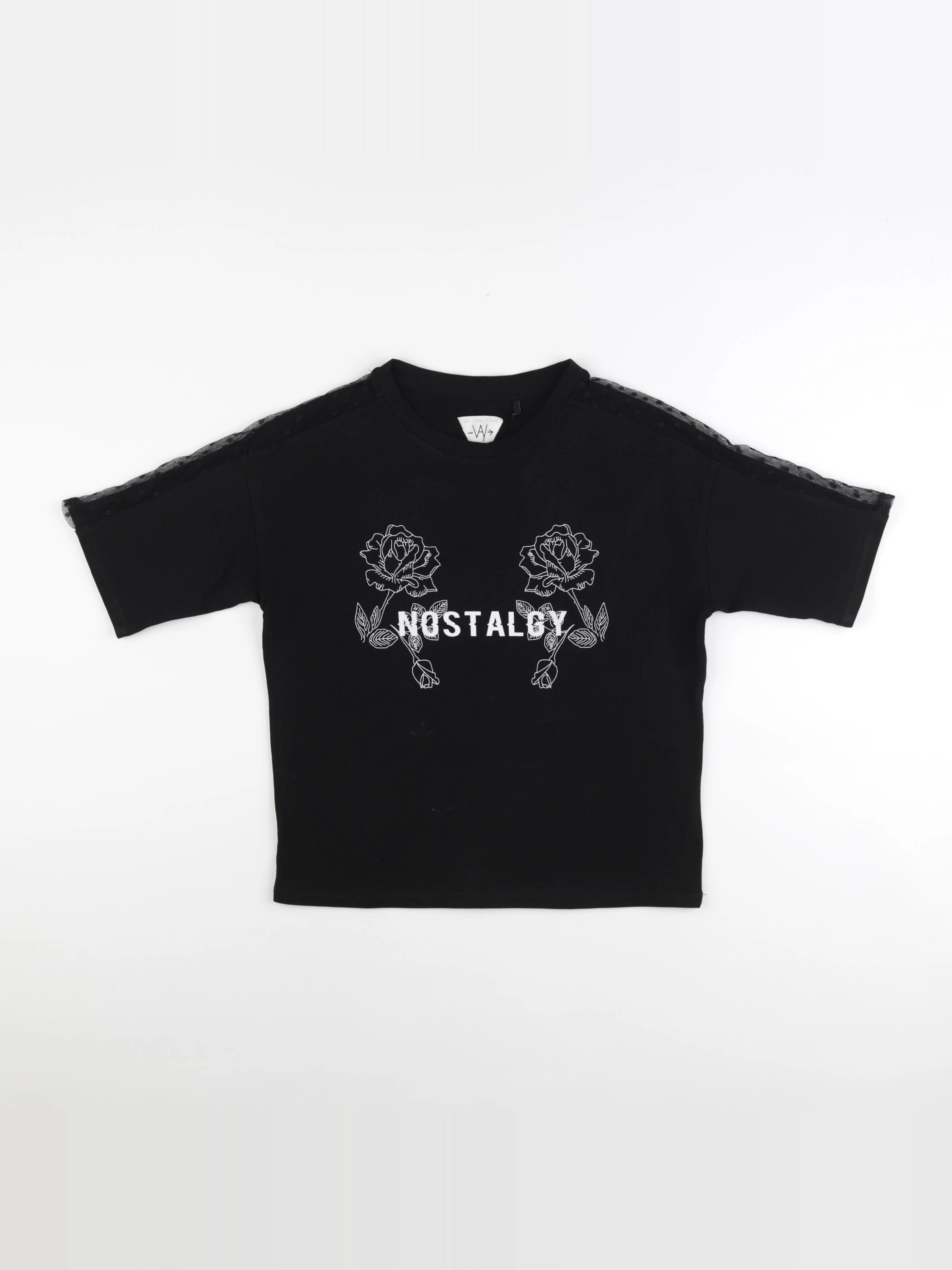 IKKS - tee-shirt noir - 14 ans