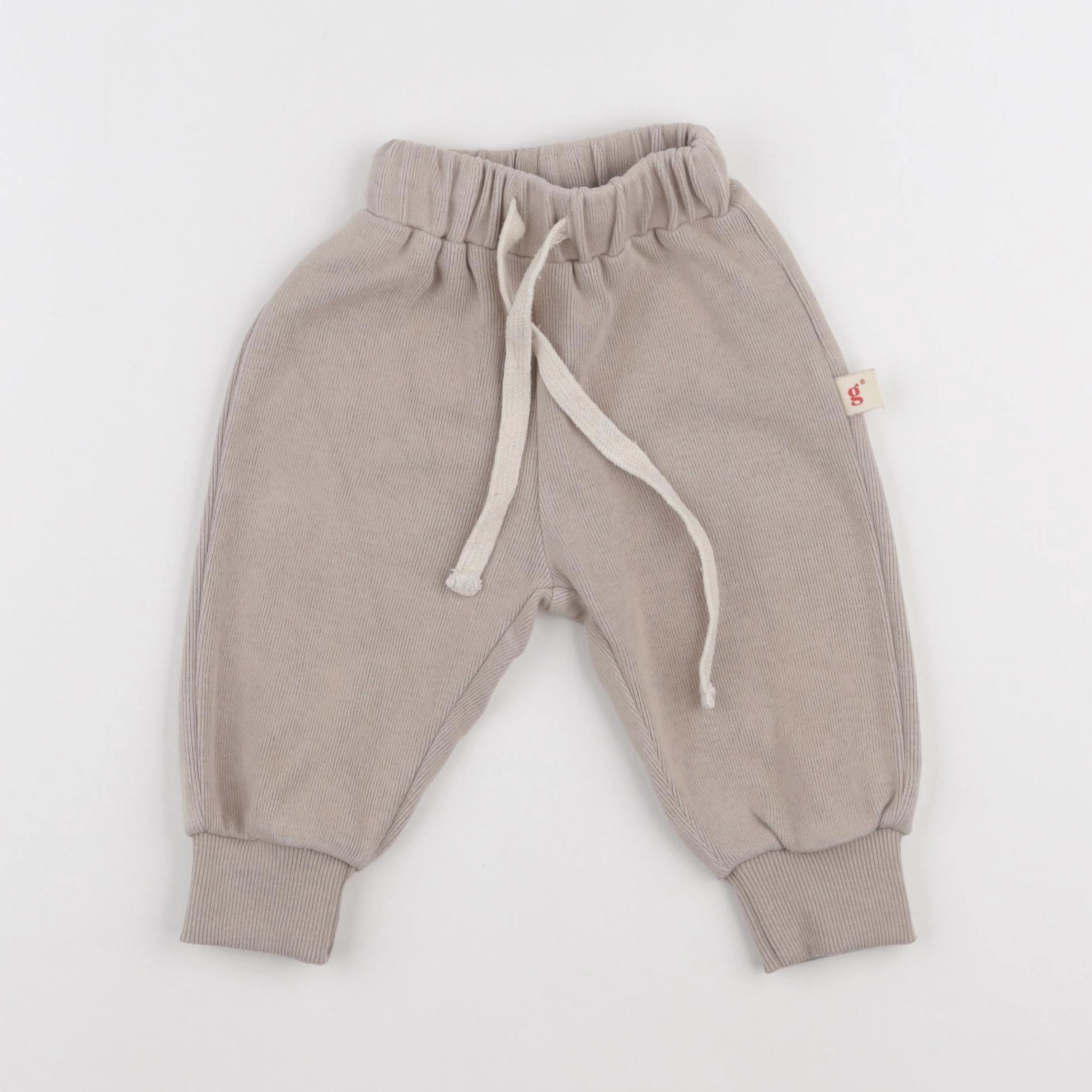 Gamin gamine - jogging gris - 3/6 mois