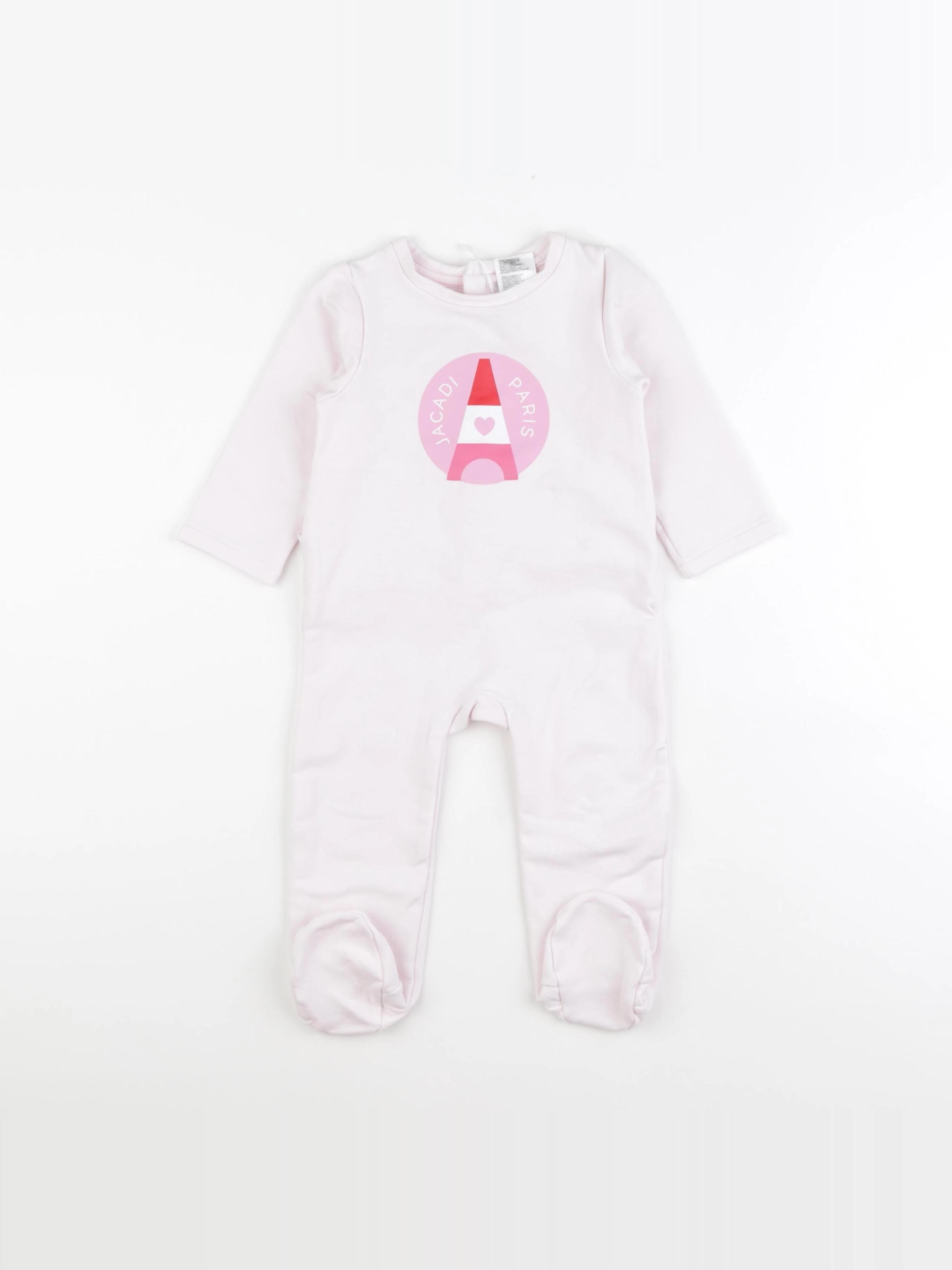 Jacadi - pyjama coton rose - 24 mois