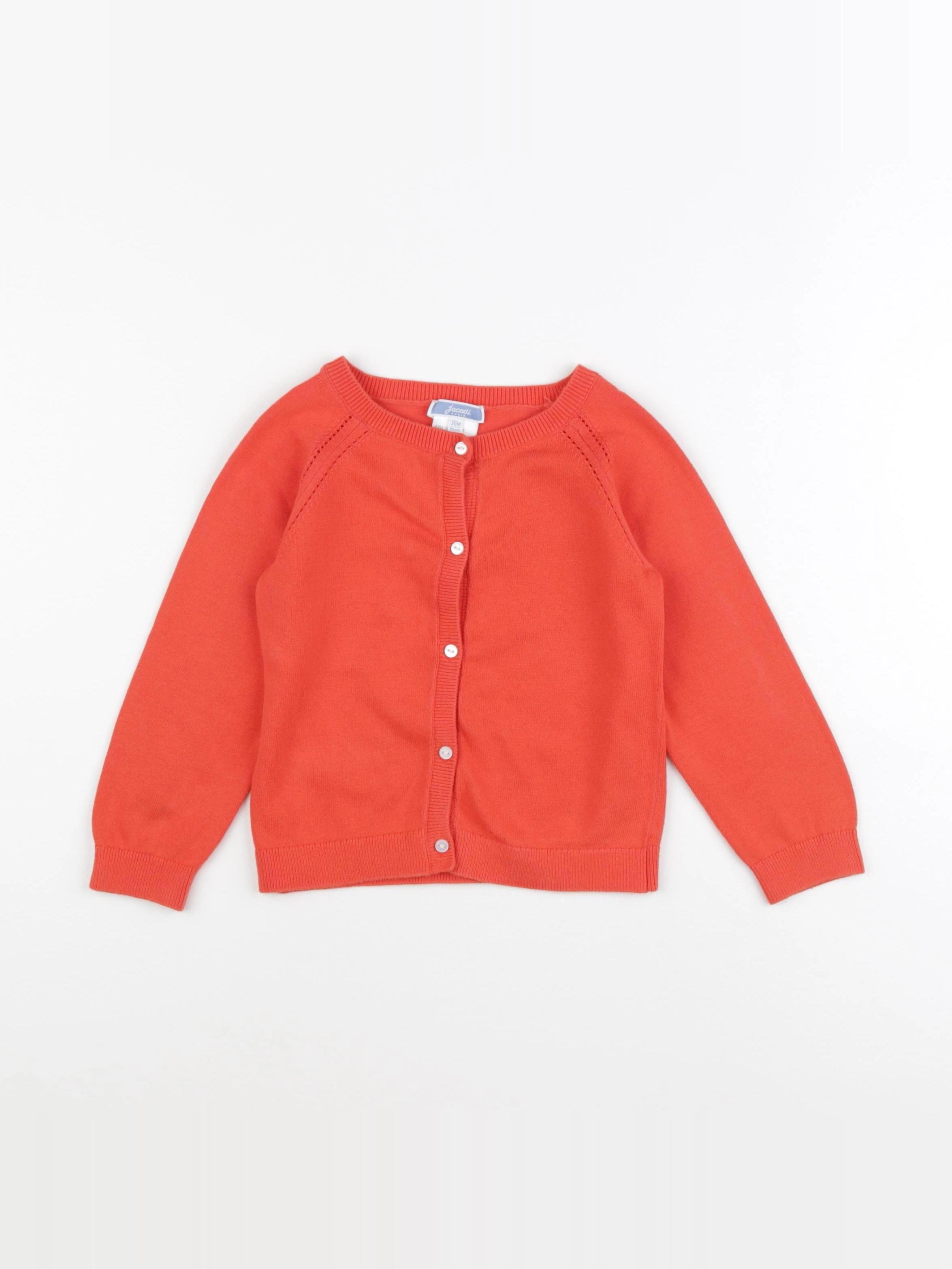 Jacadi - gilet rouge - 36 mois