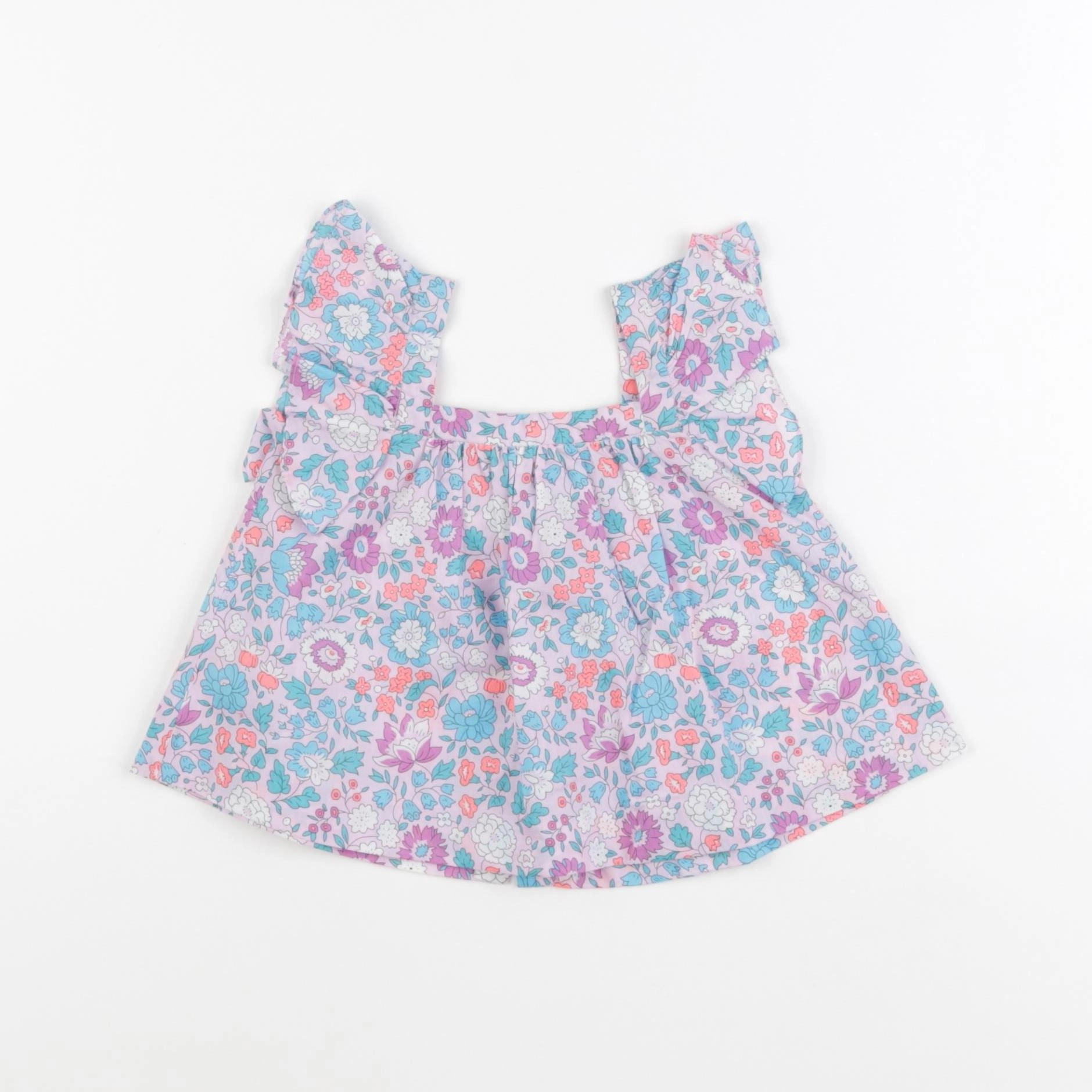 Jacadi - blouse liberty violet - 6 mois