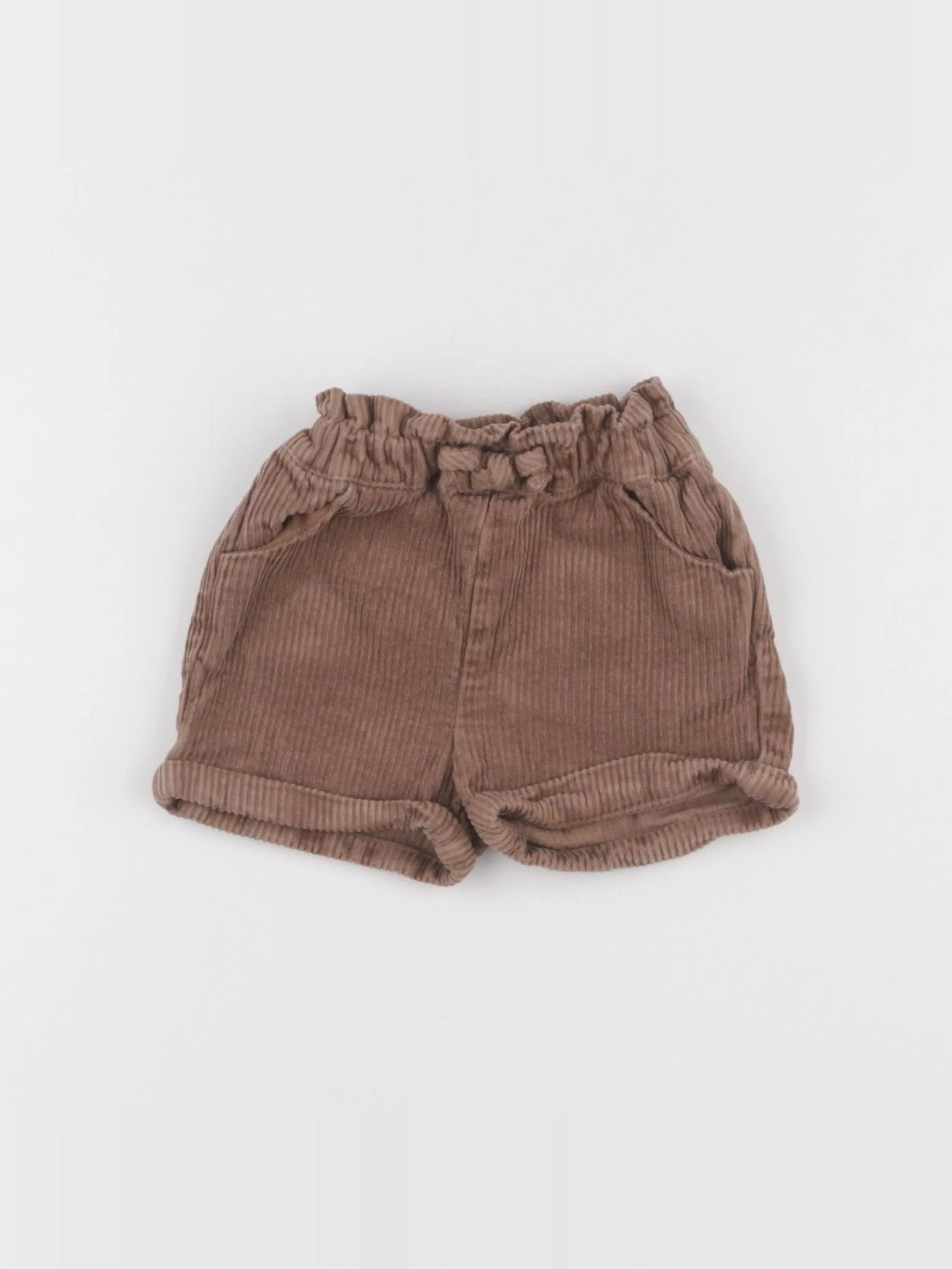 Vertbaudet - short marron - 3 mois