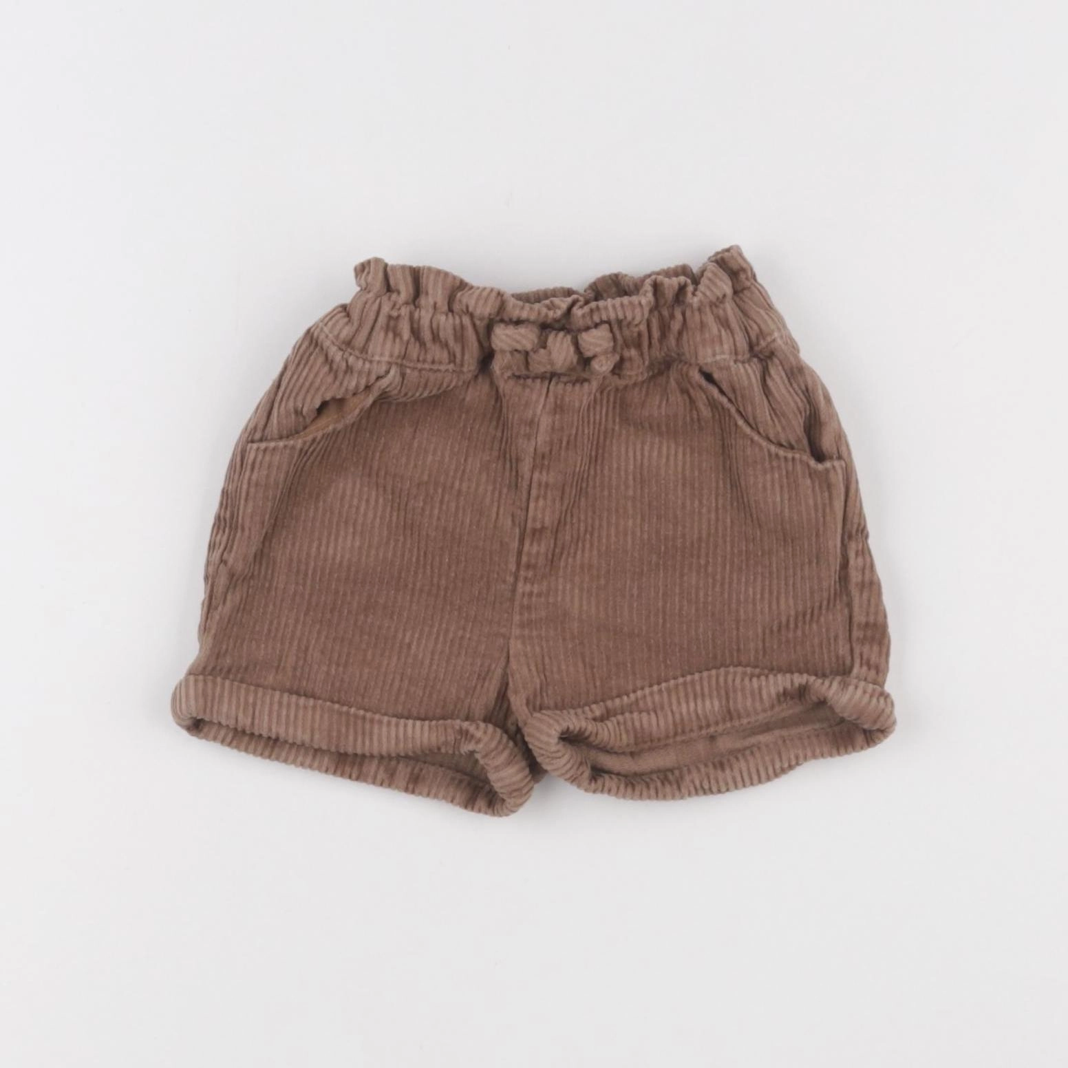 Vertbaudet - short marron - 3 mois