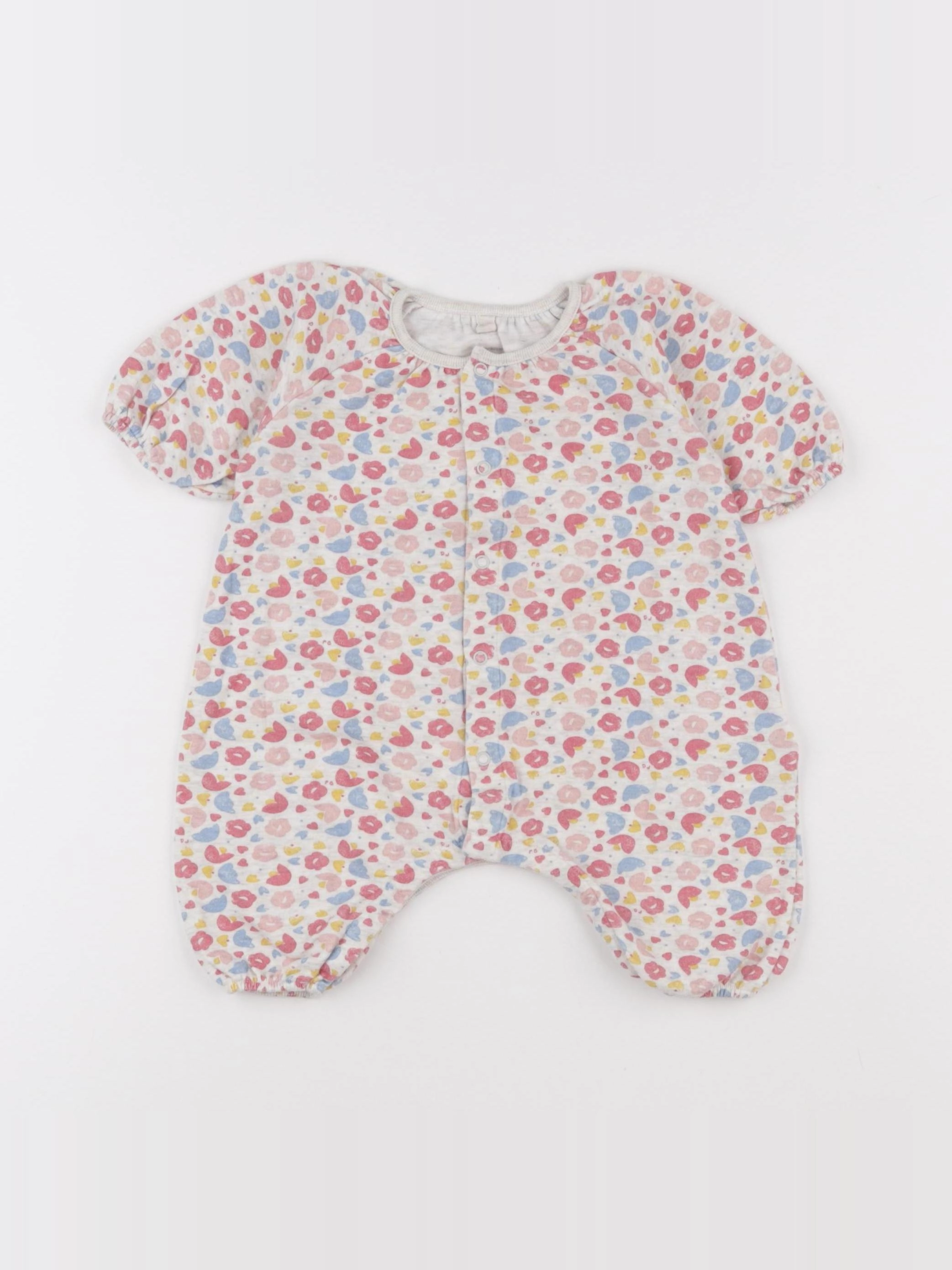 Petit Bateau - pyjama coton multicolore - 3 mois