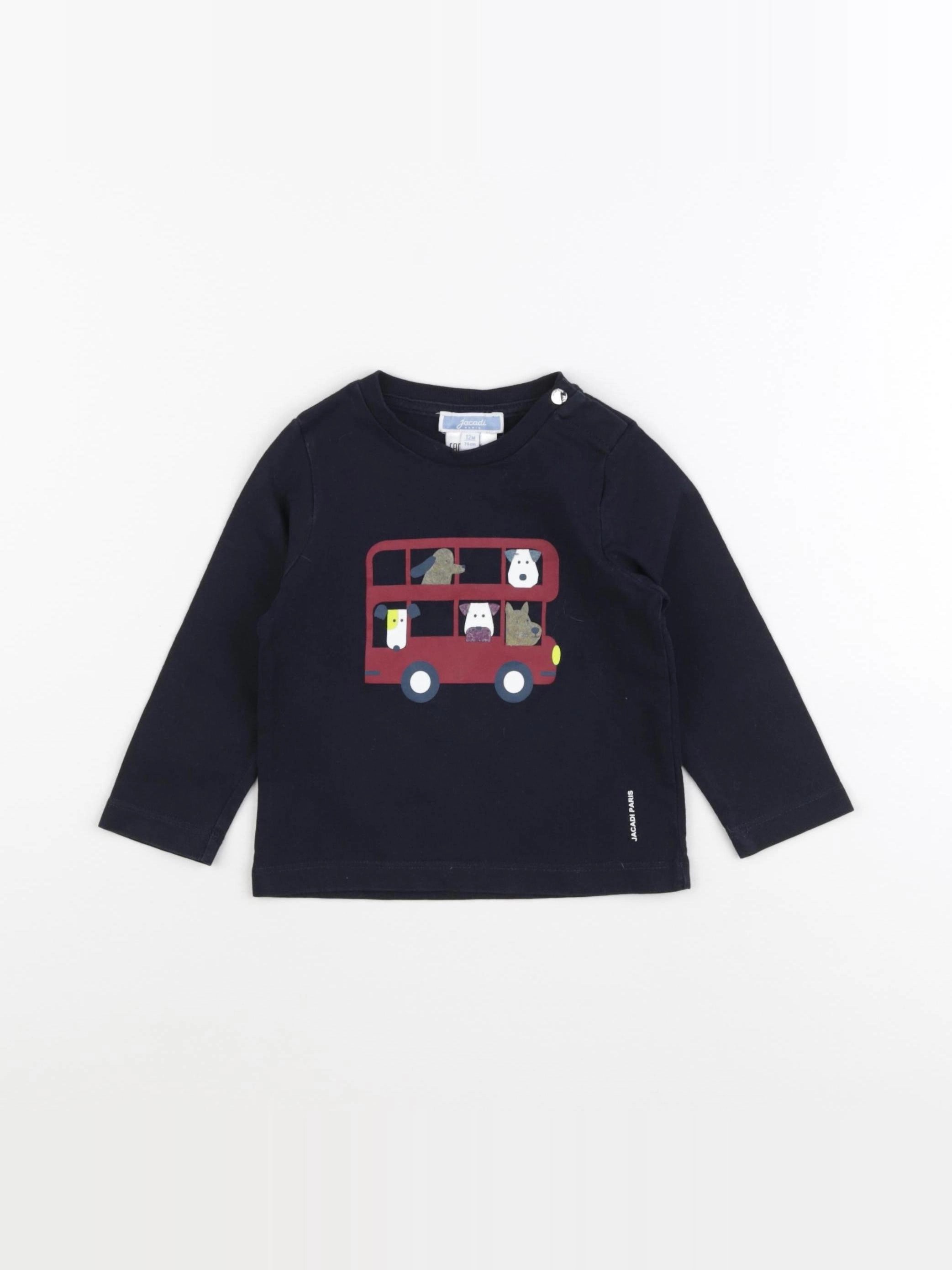Jacadi - tee-shirt bleu - 12 mois
