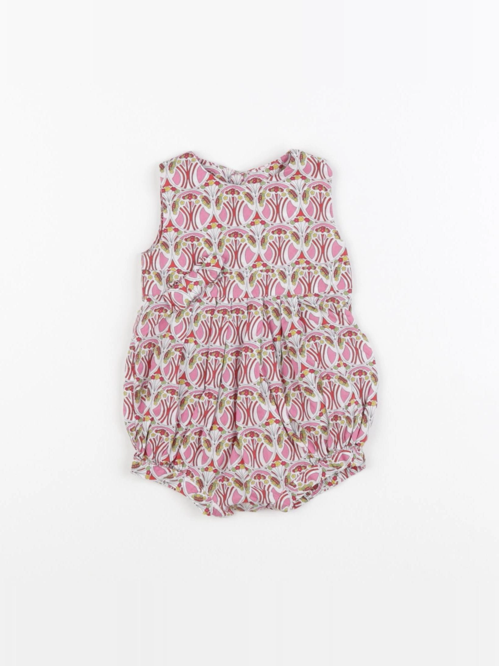 Jacadi - combinaison liberty rose - 1 mois