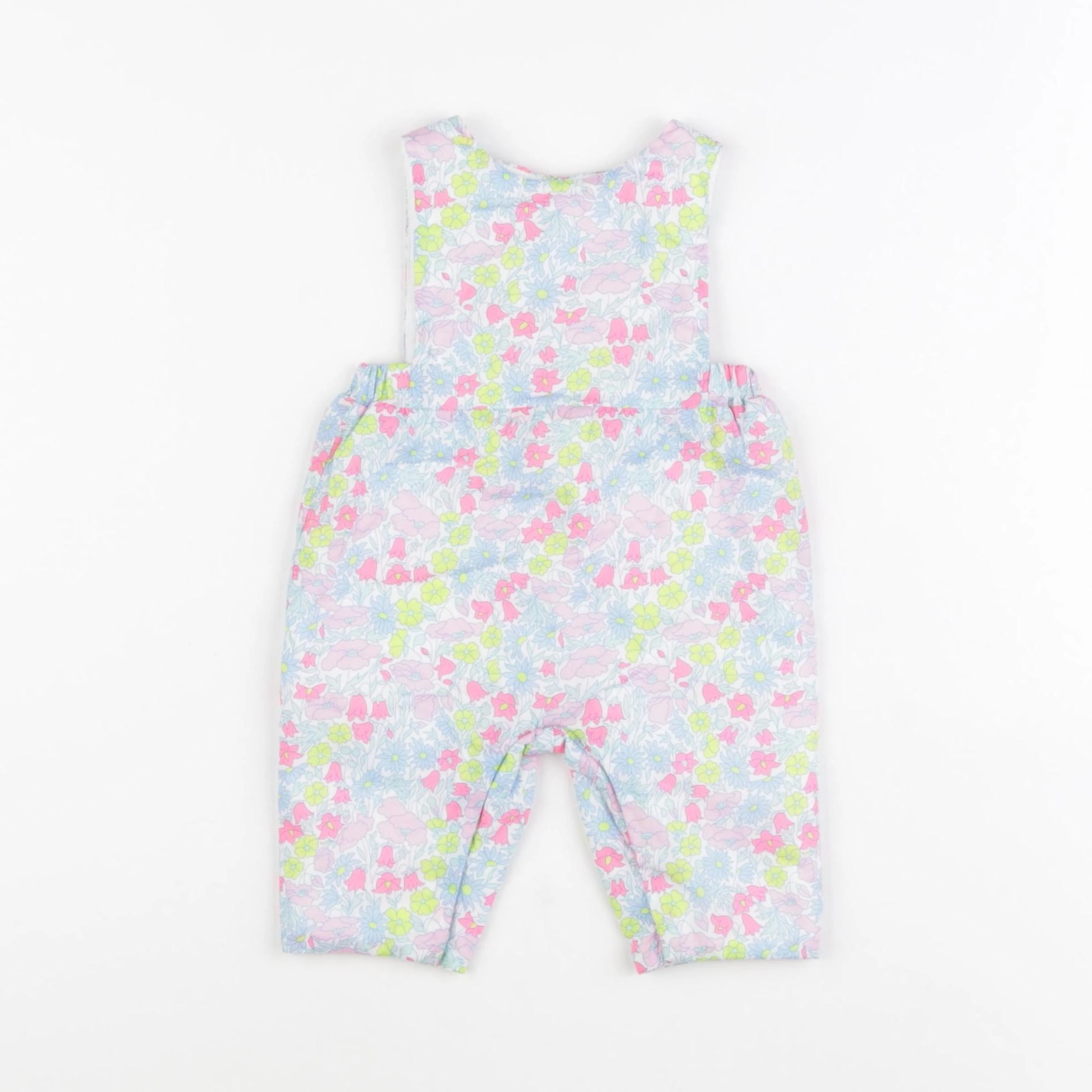 Jacadi - combinaison doublé, liberty multicolore - 1 mois