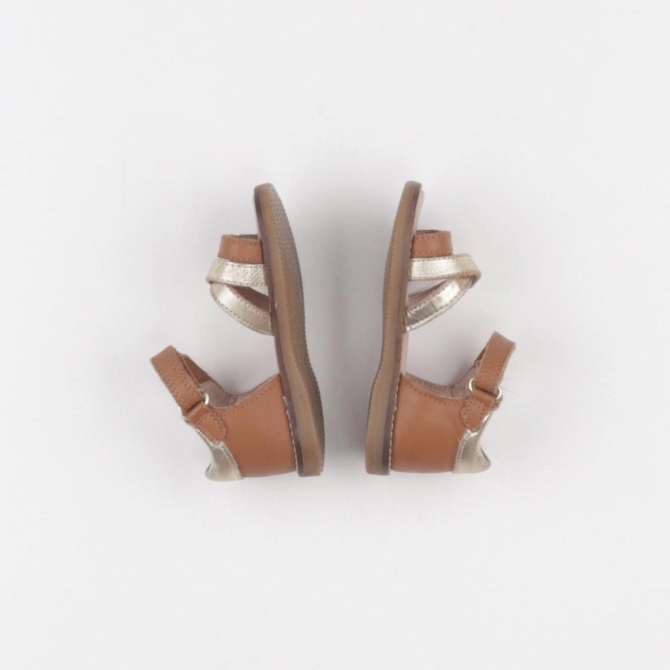 Vertbaudet - sandales marron - pointure 22