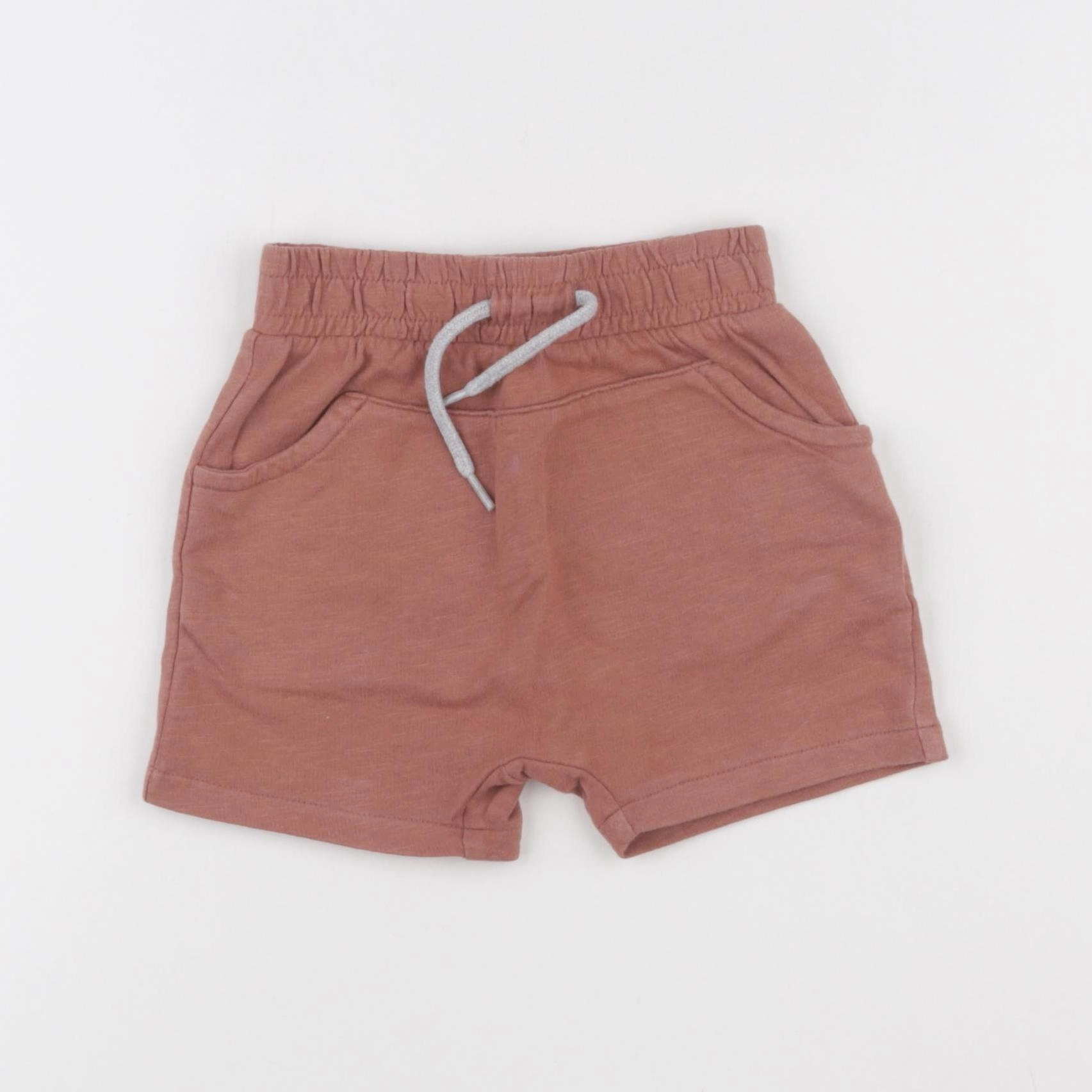 Vertbaudet - short marron - 18 mois