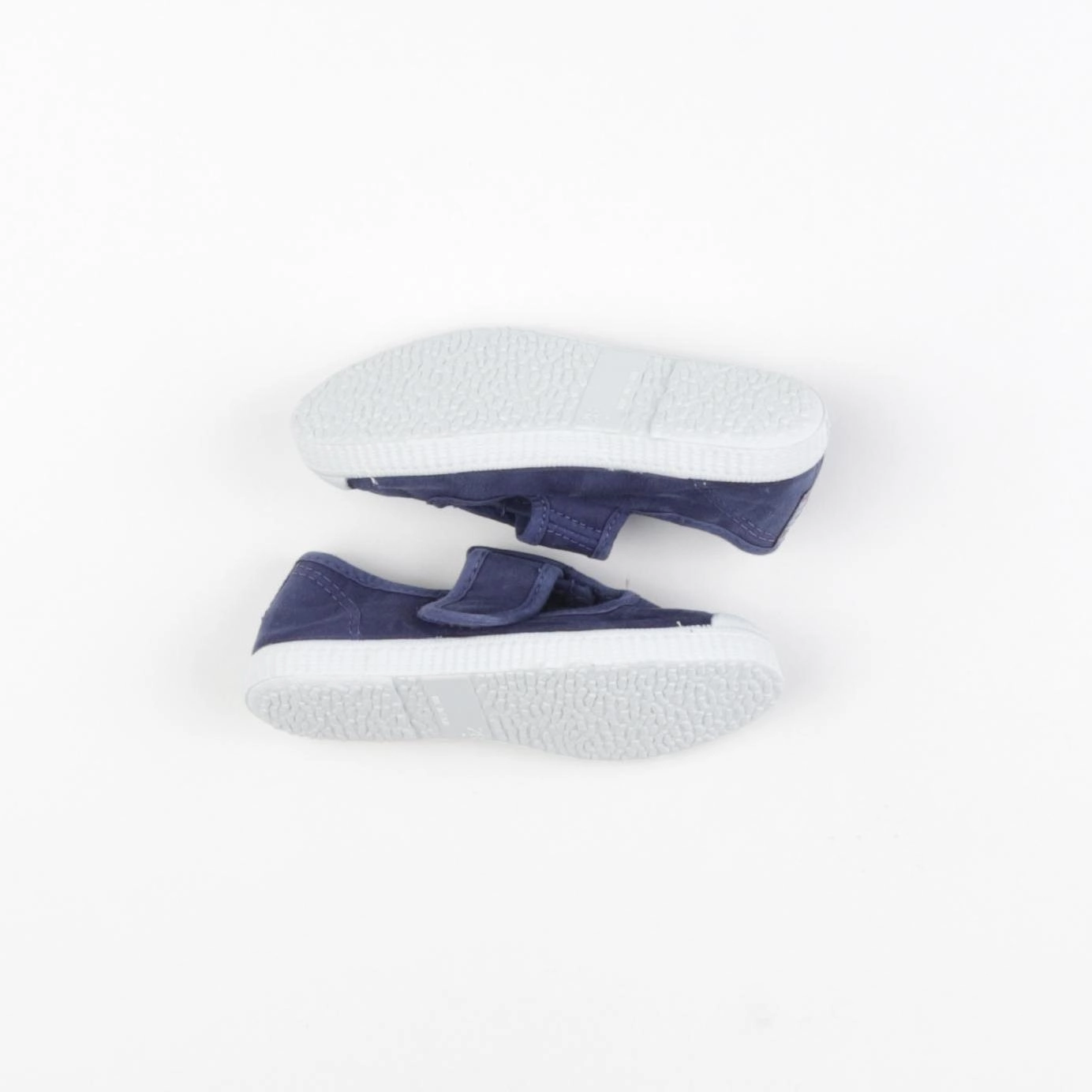 Cienta - tennis à scratch/ lacets bleu - pointure 28