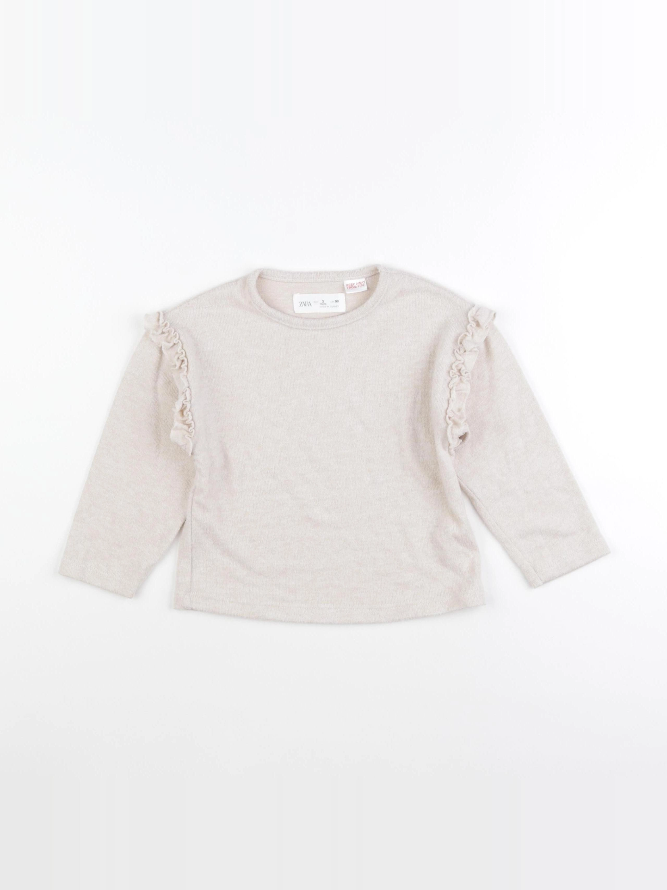 Zara - pull beige - 3 ans