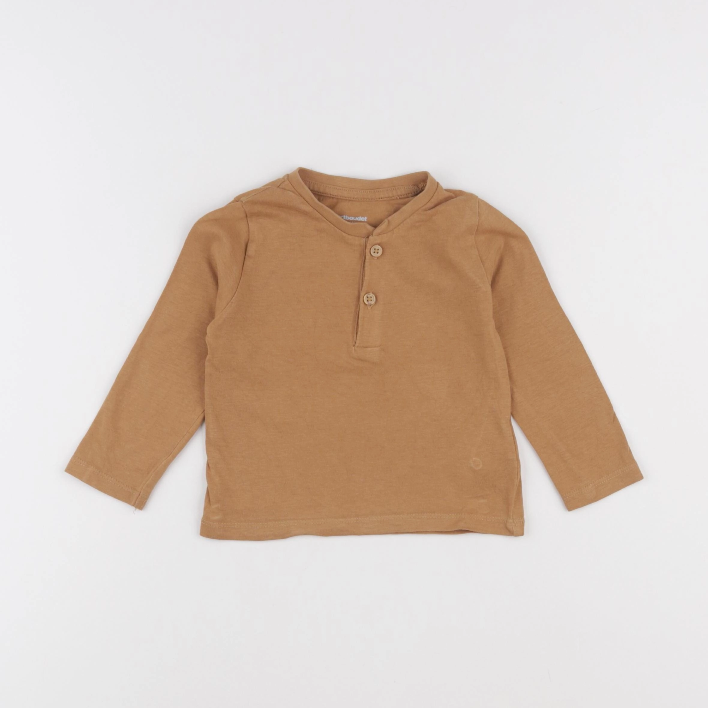 Vertbaudet - tee-shirt marron - 18 mois