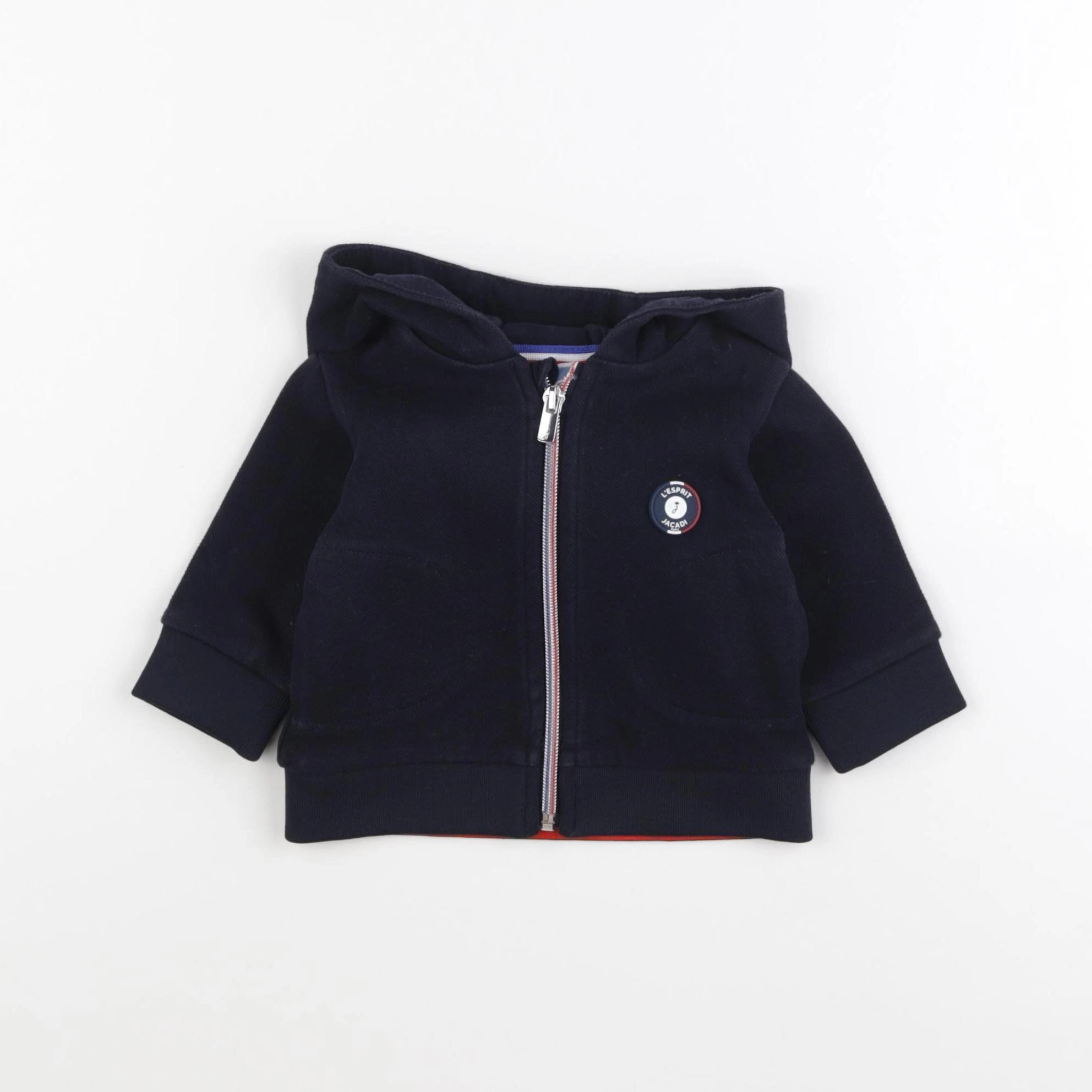 Jacadi - sweat bleu - 6 mois