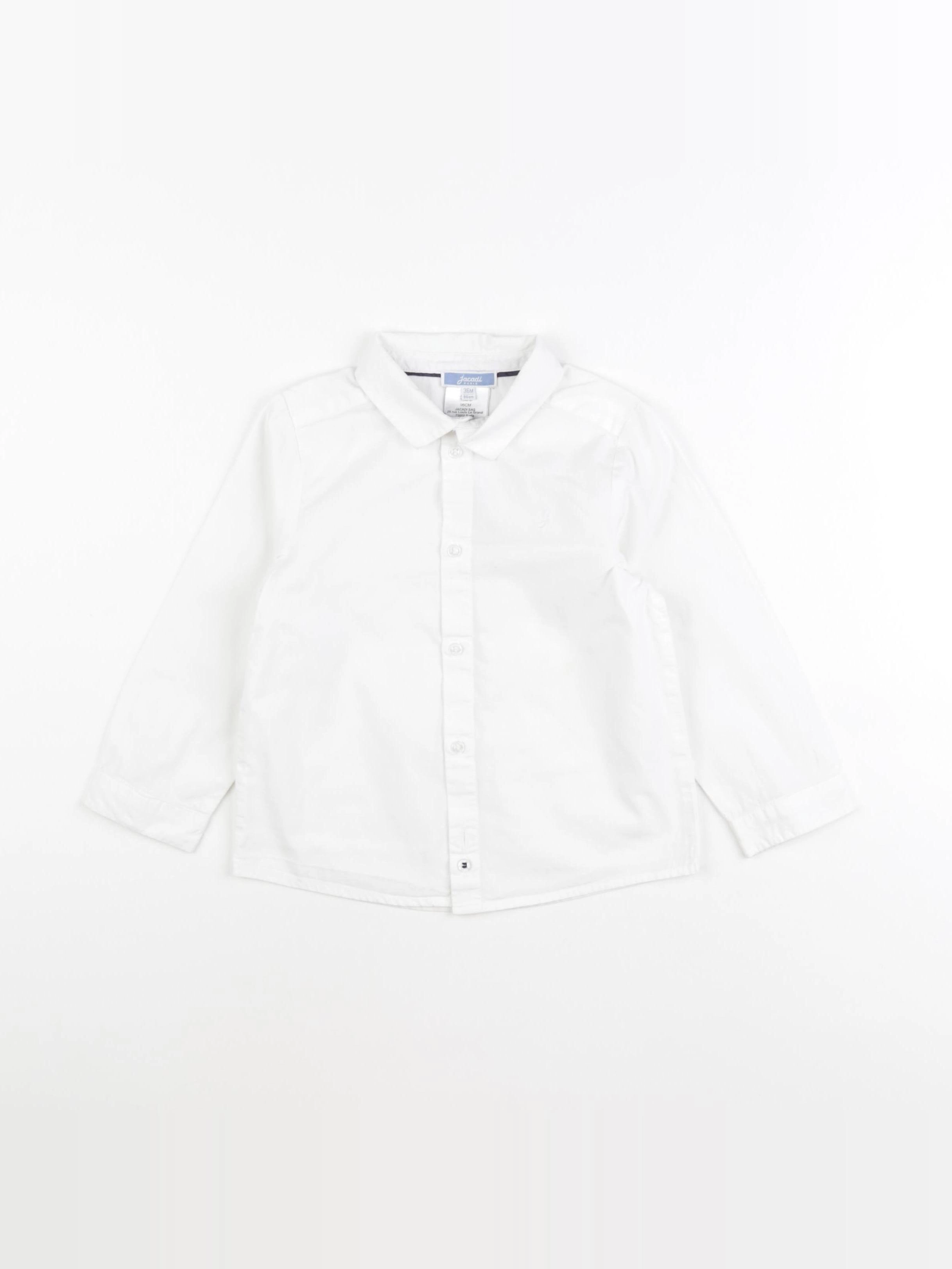 Jacadi - chemise blanc - 36 mois