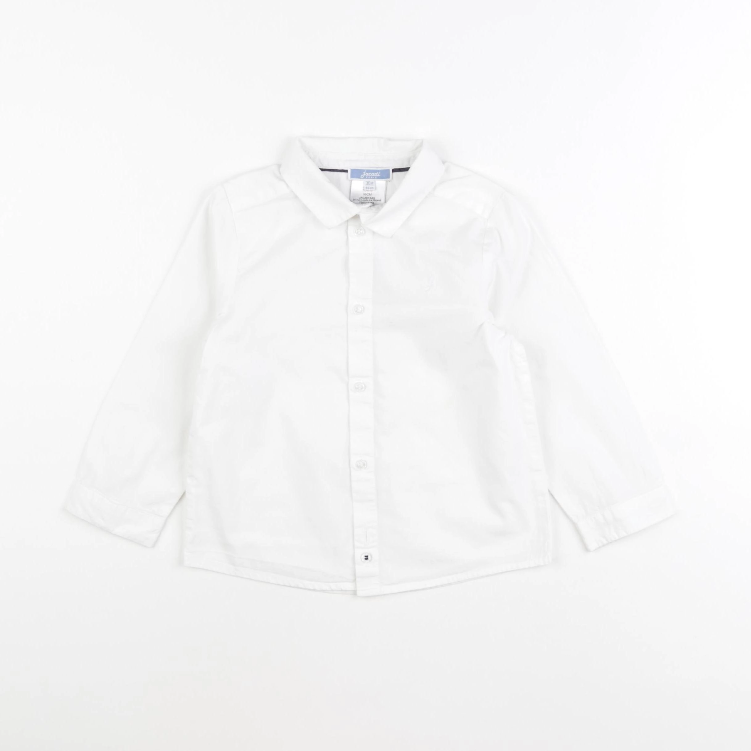 Jacadi - chemise blanc - 36 mois