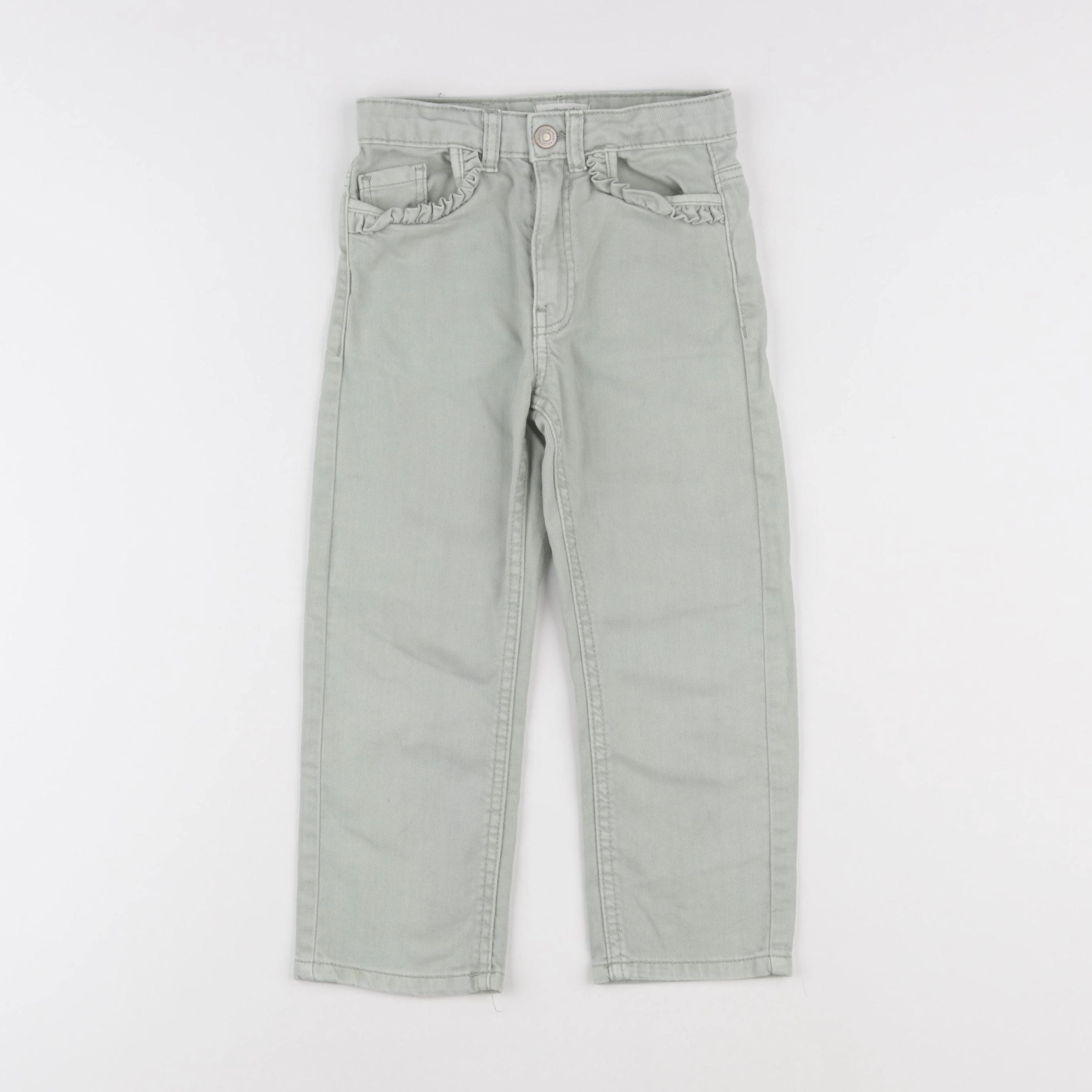 Vertbaudet - jean vert - 4 ans