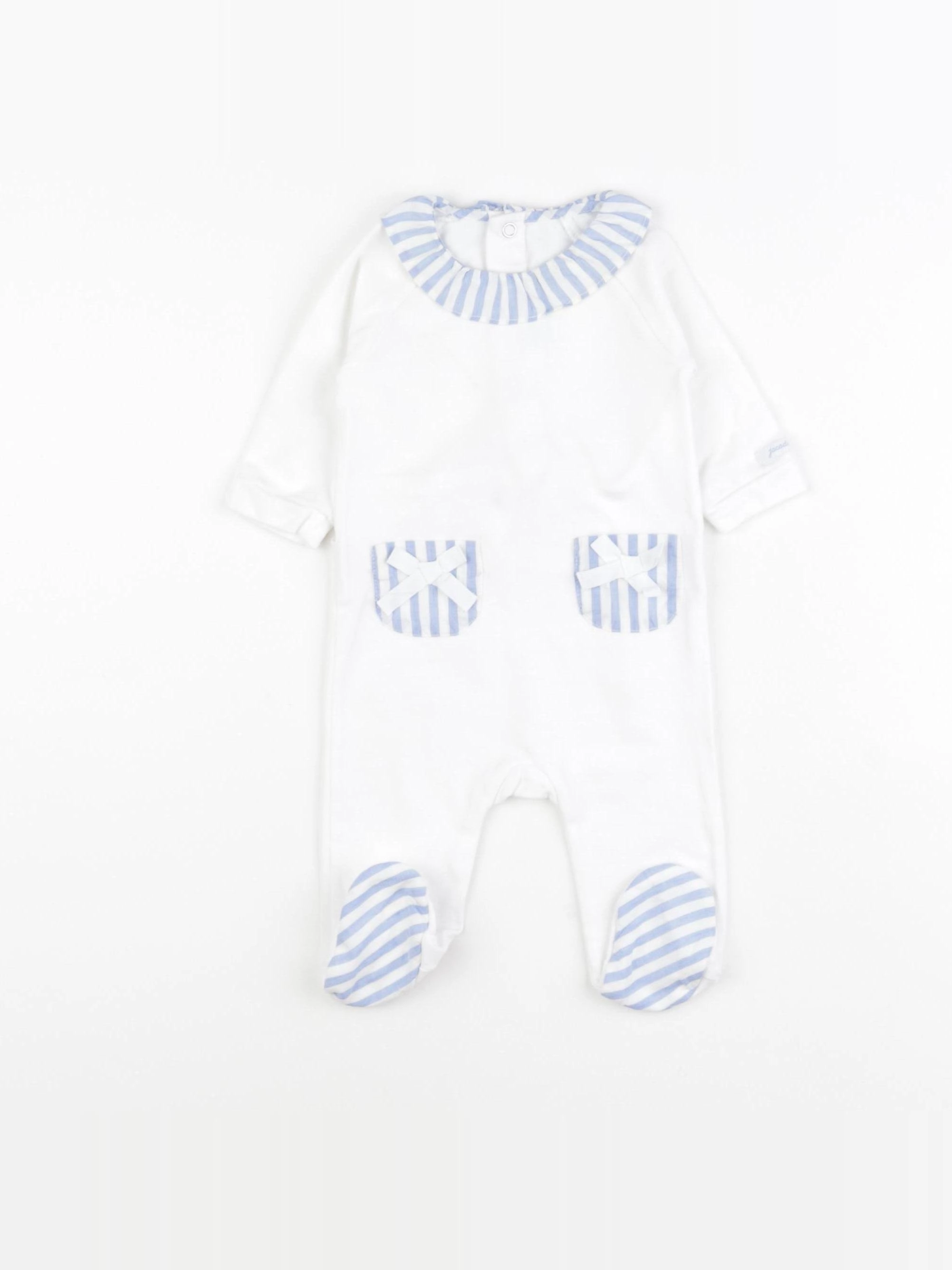 Jacadi - pyjama coton blanc - 3 mois