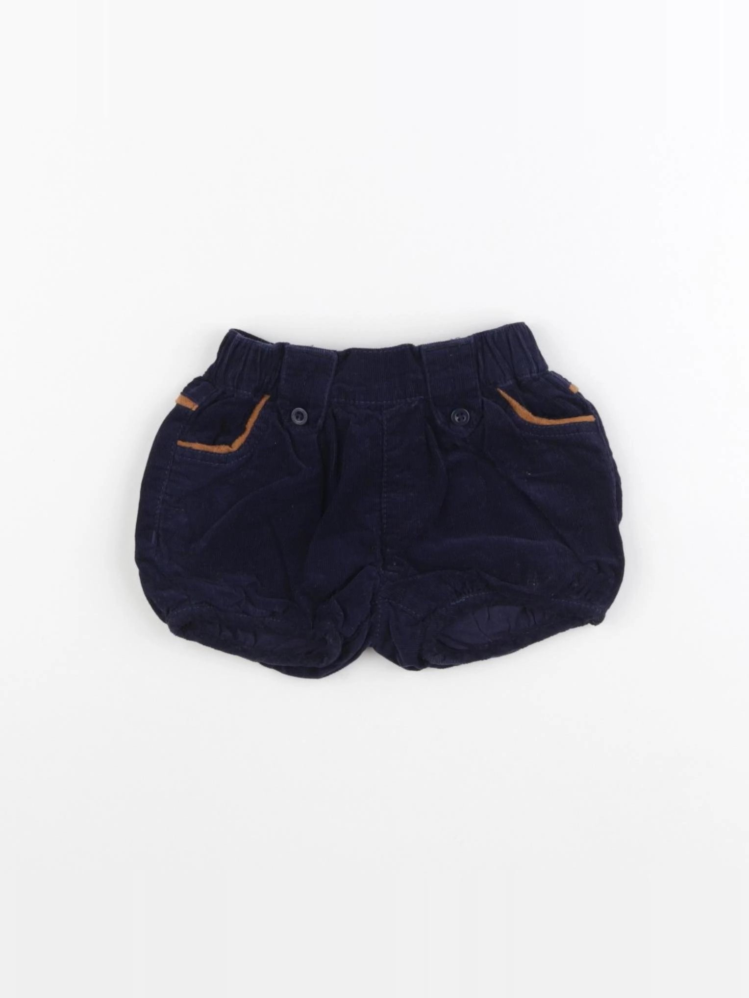 Vertbaudet - short bleu - 6 mois