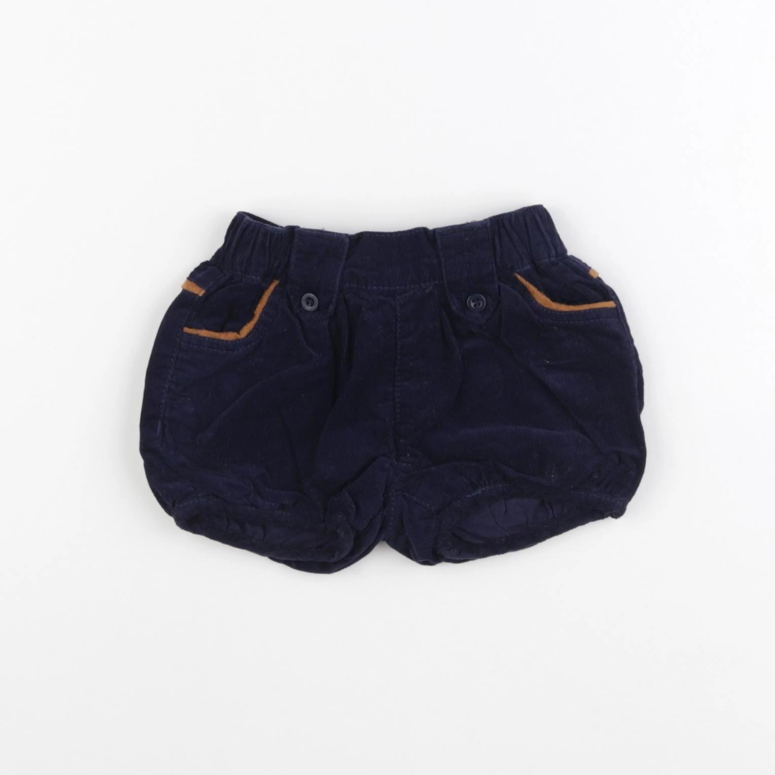 Vertbaudet - short bleu - 6 mois