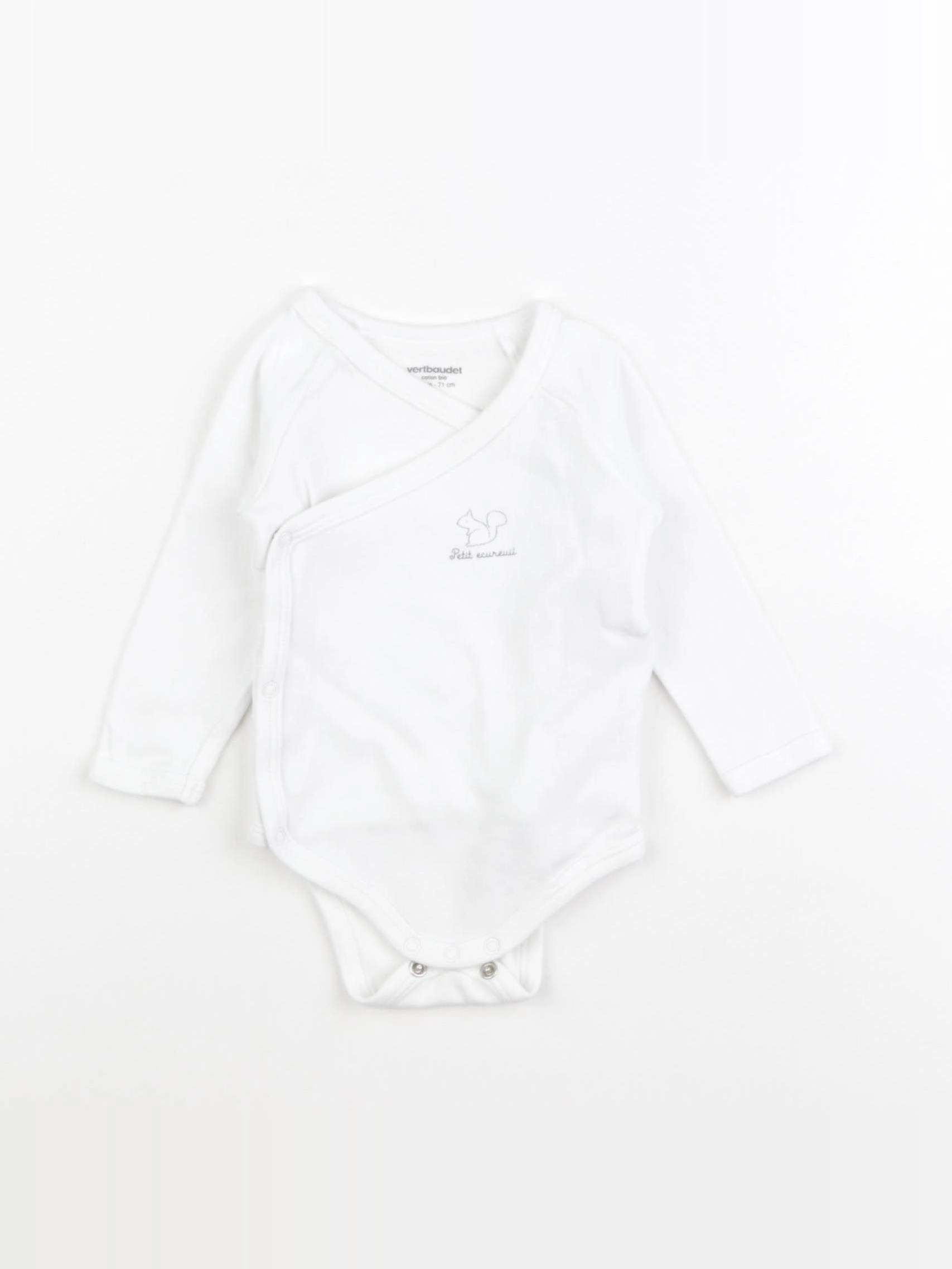 Vertbaudet - body blanc - 9 mois