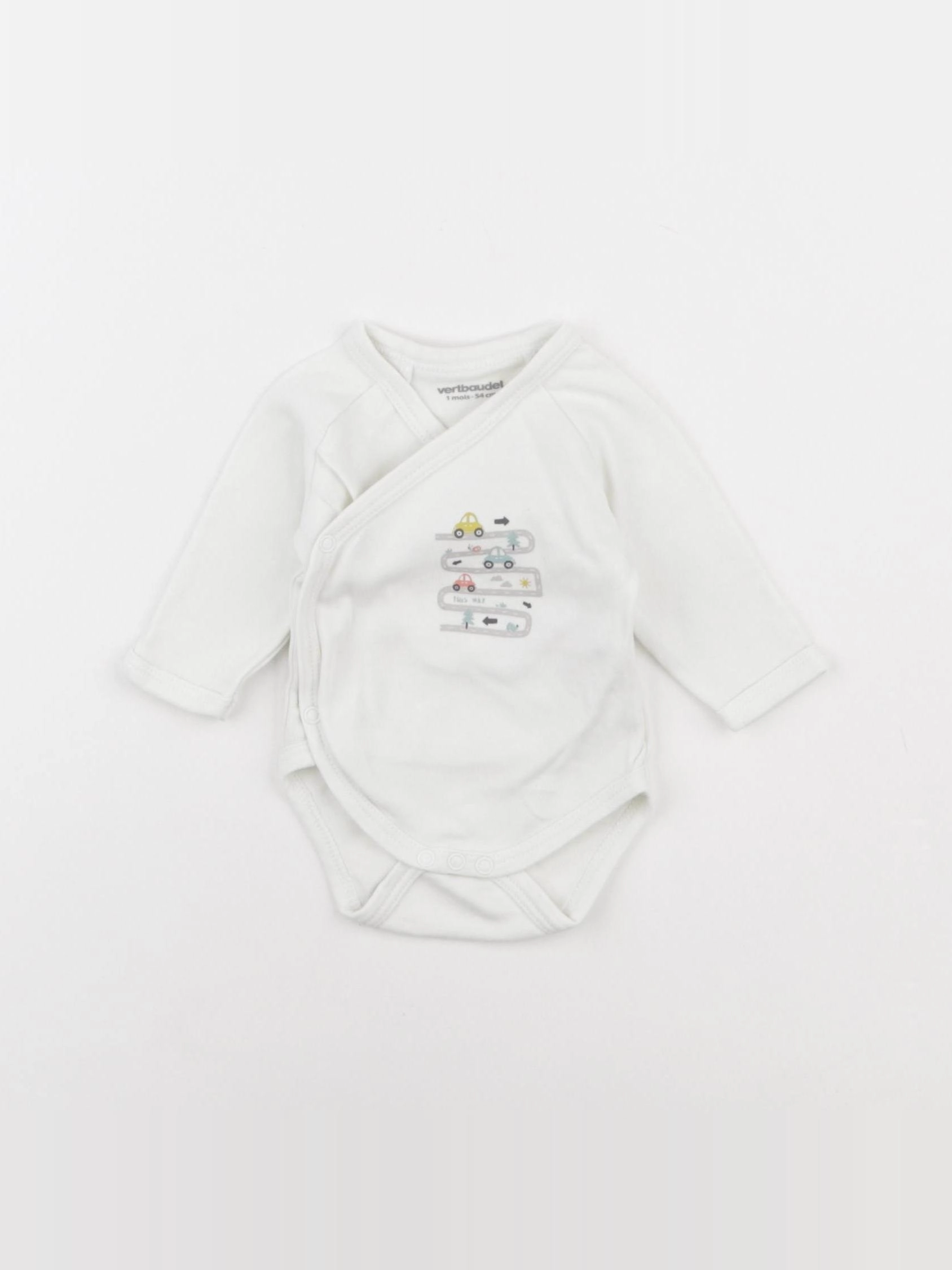 Vertbaudet - body multicolore - 1 mois