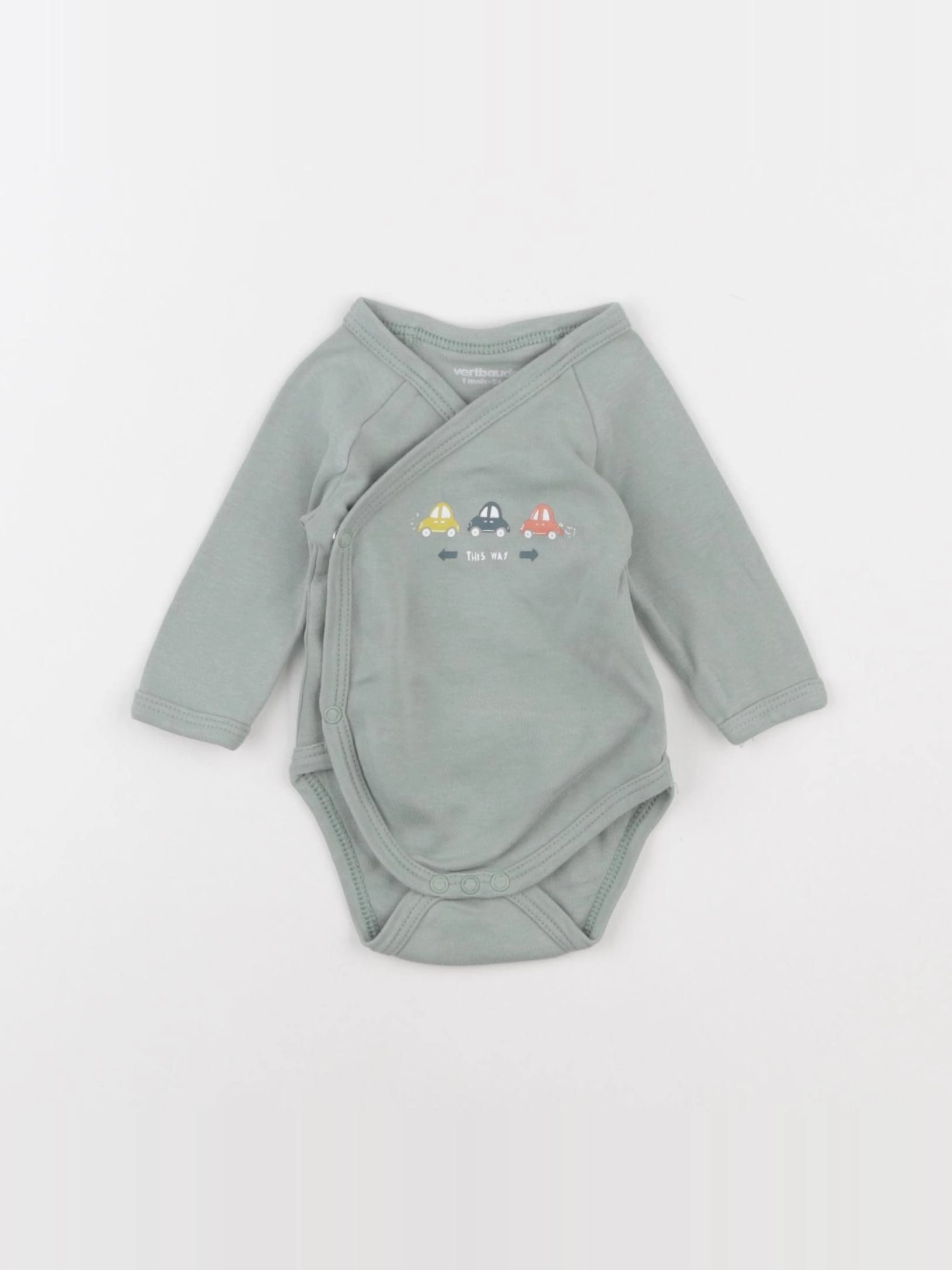 Vertbaudet - body multicolore - 1 mois