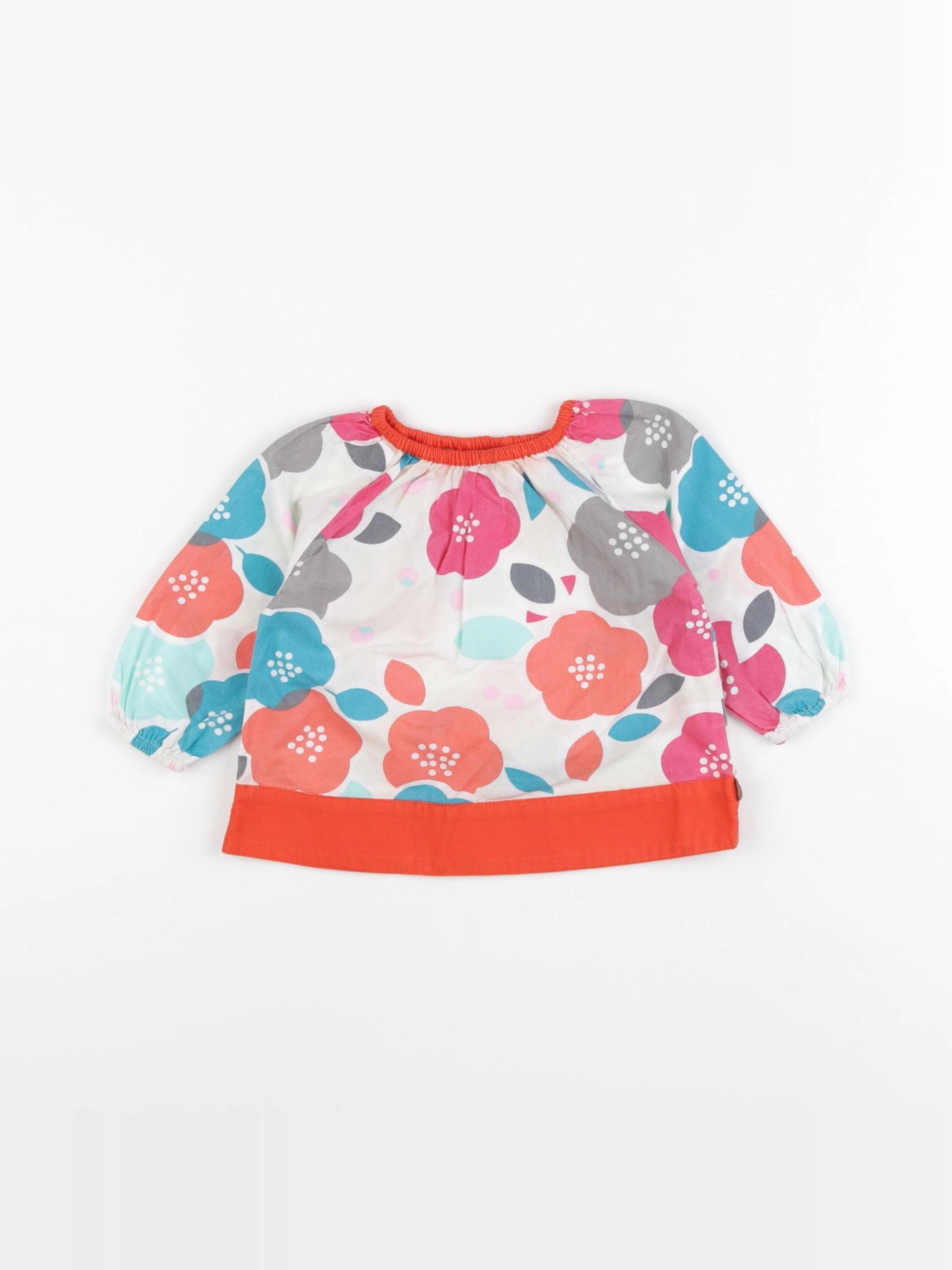 Obaïbi - blouse blanc - 6 mois