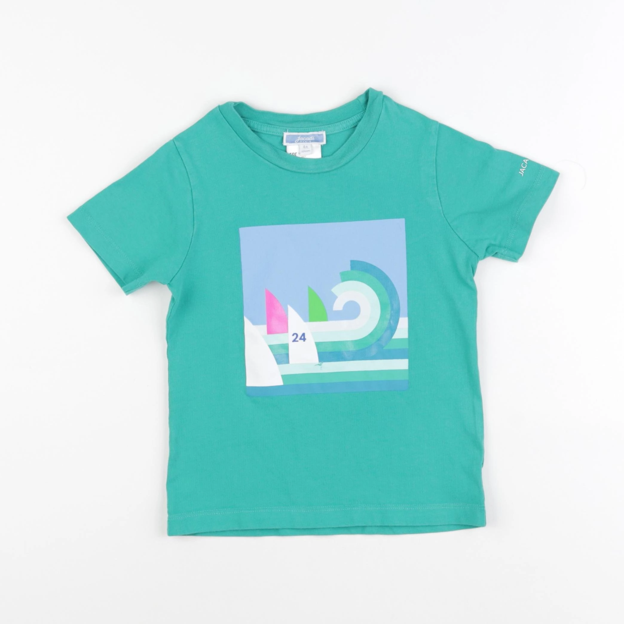 Jacadi - tee-shirt bleu - 4 ans