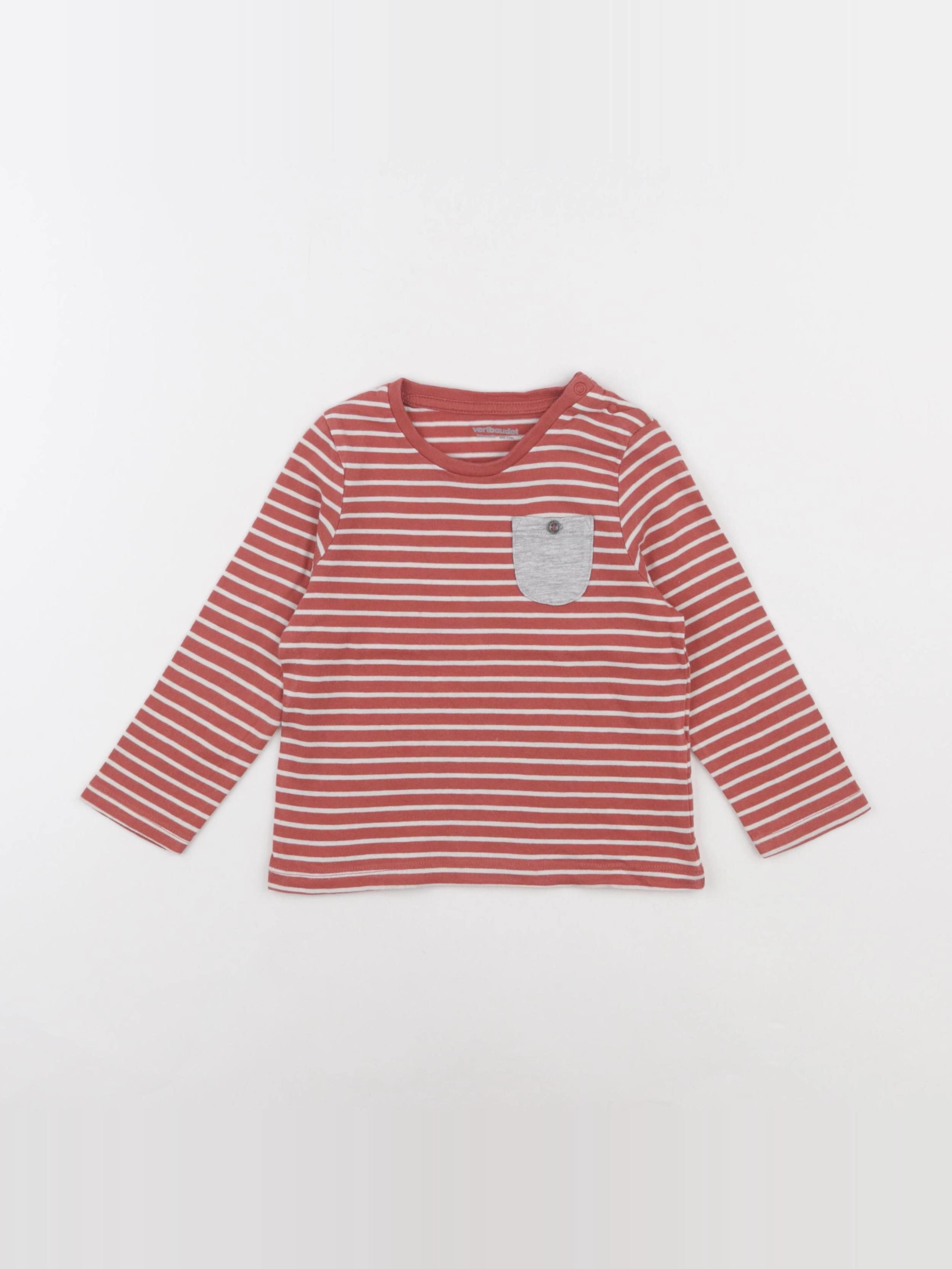 Vertbaudet - tee-shirt rose - 24 mois