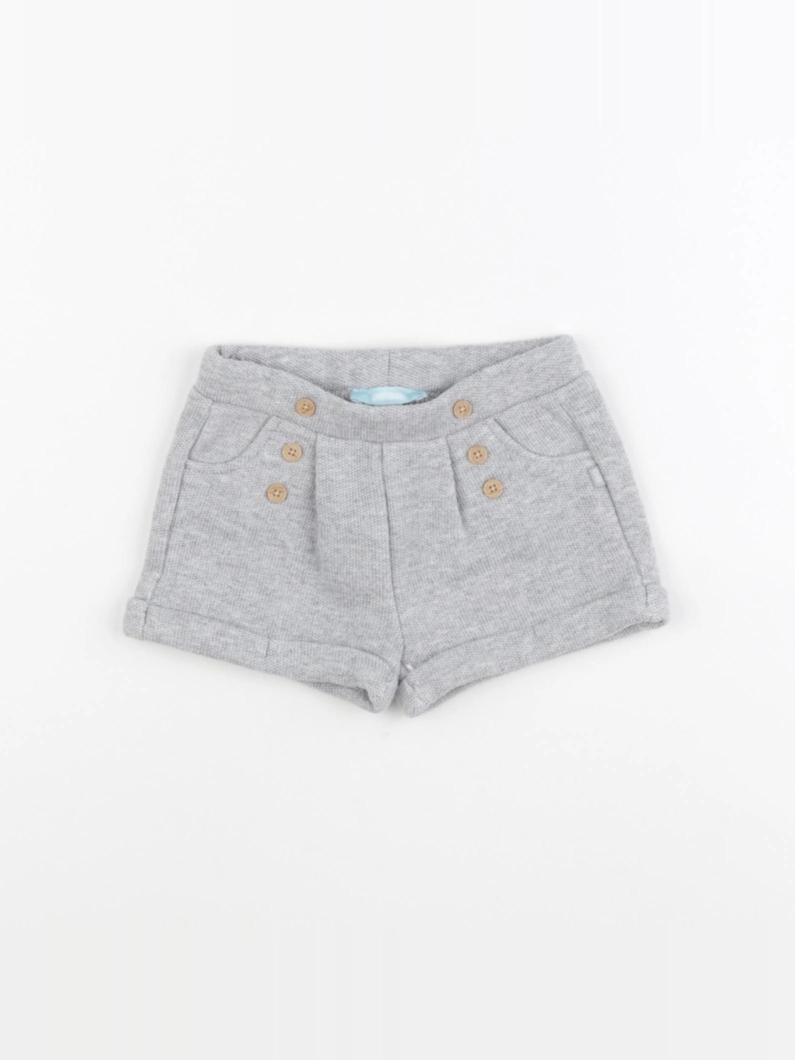 Obaïbi - short gris - 6 mois