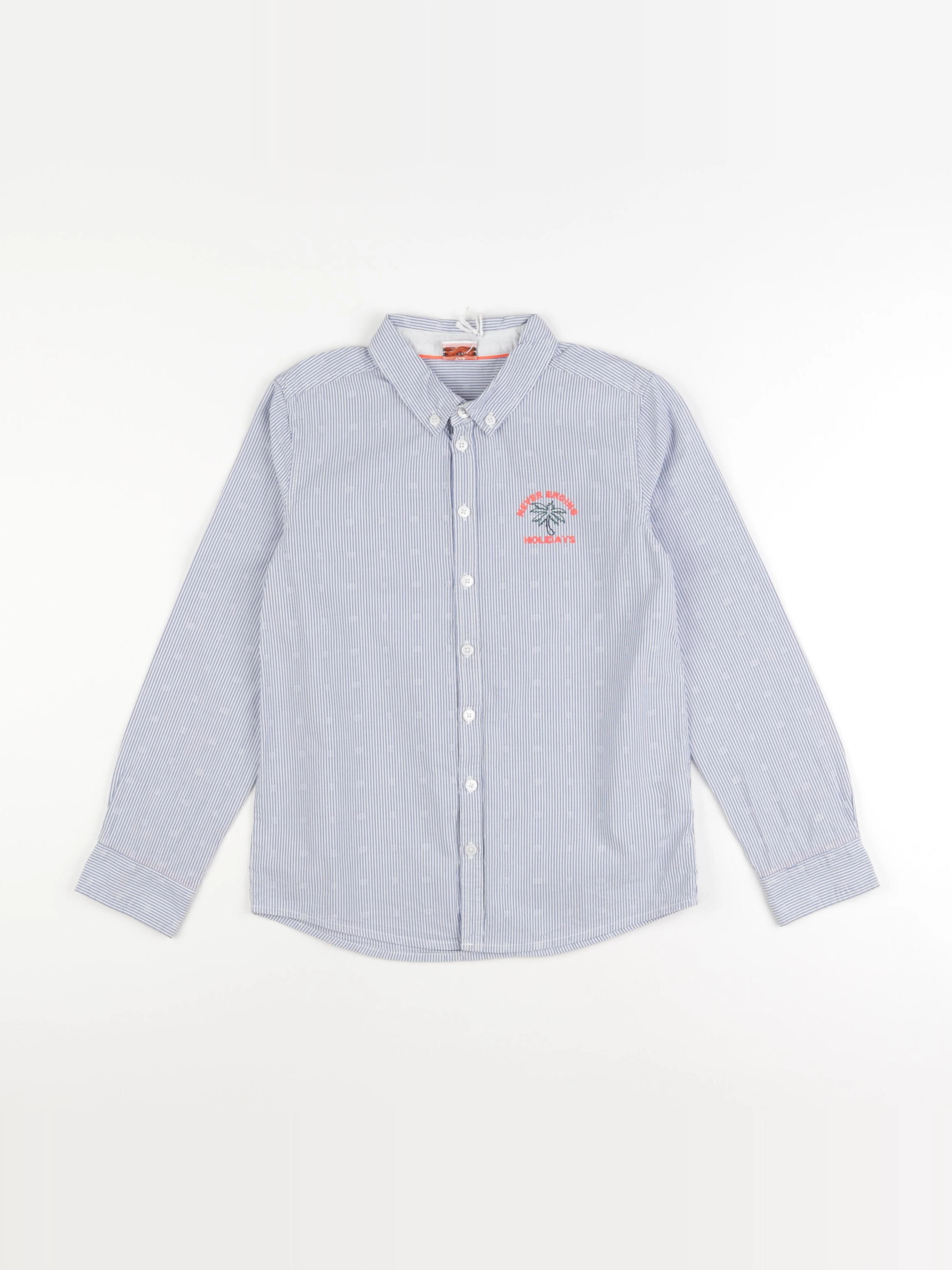 Tape à l'oeil - chemise bleu - 10 ans