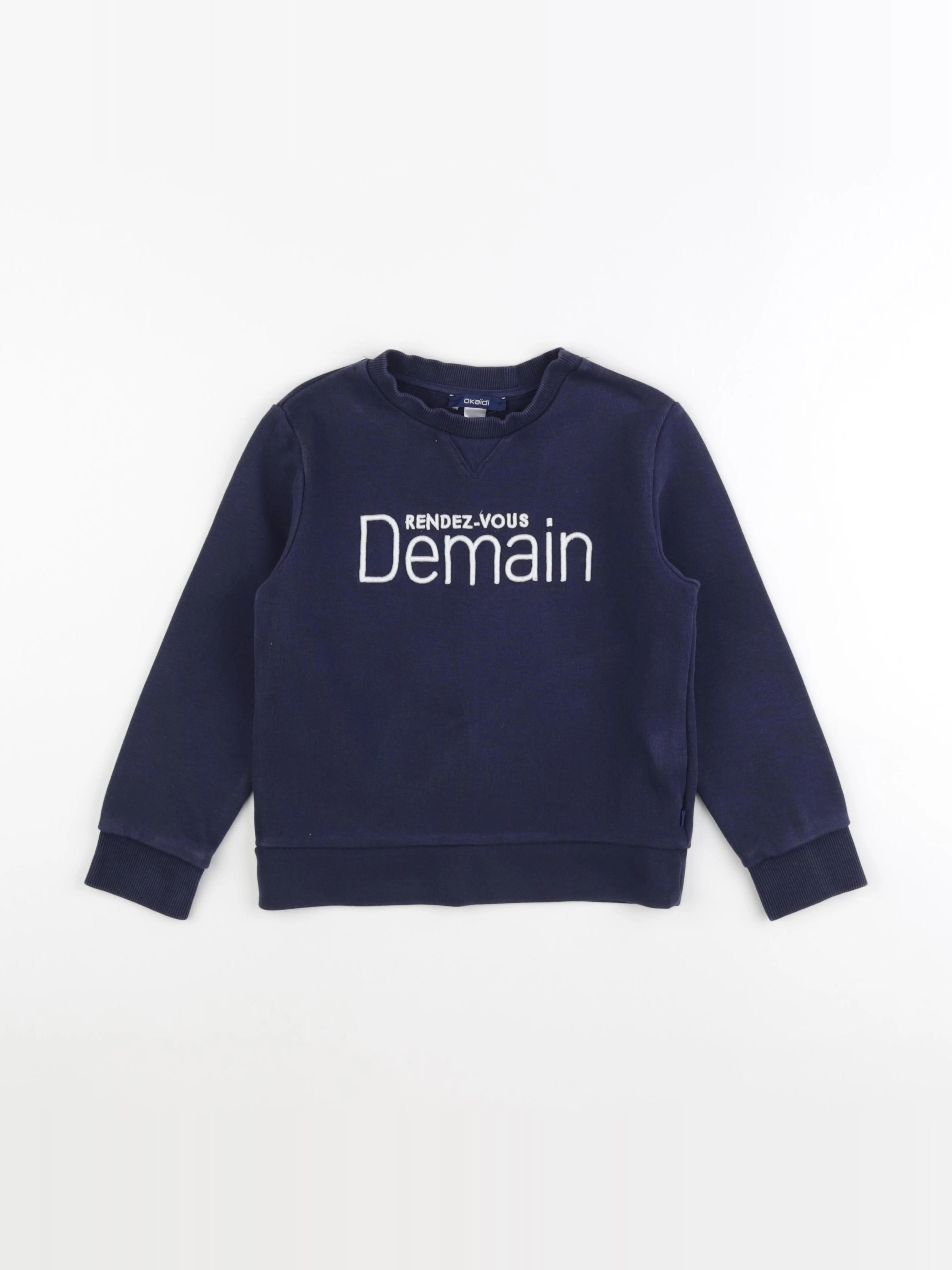Okaidi - sweat bleu - 6 ans