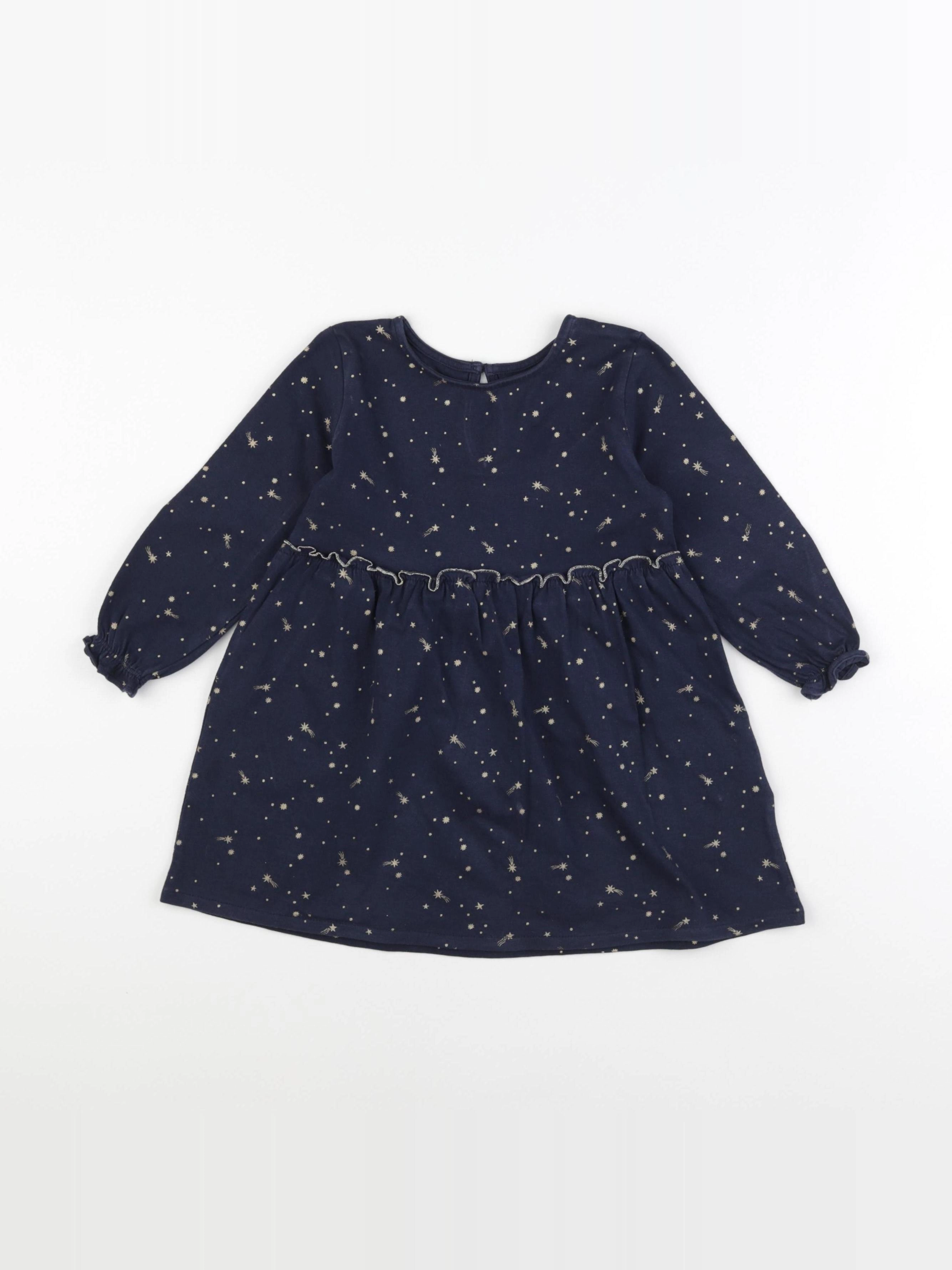 Vertbaudet - robe bleu - 3 ans