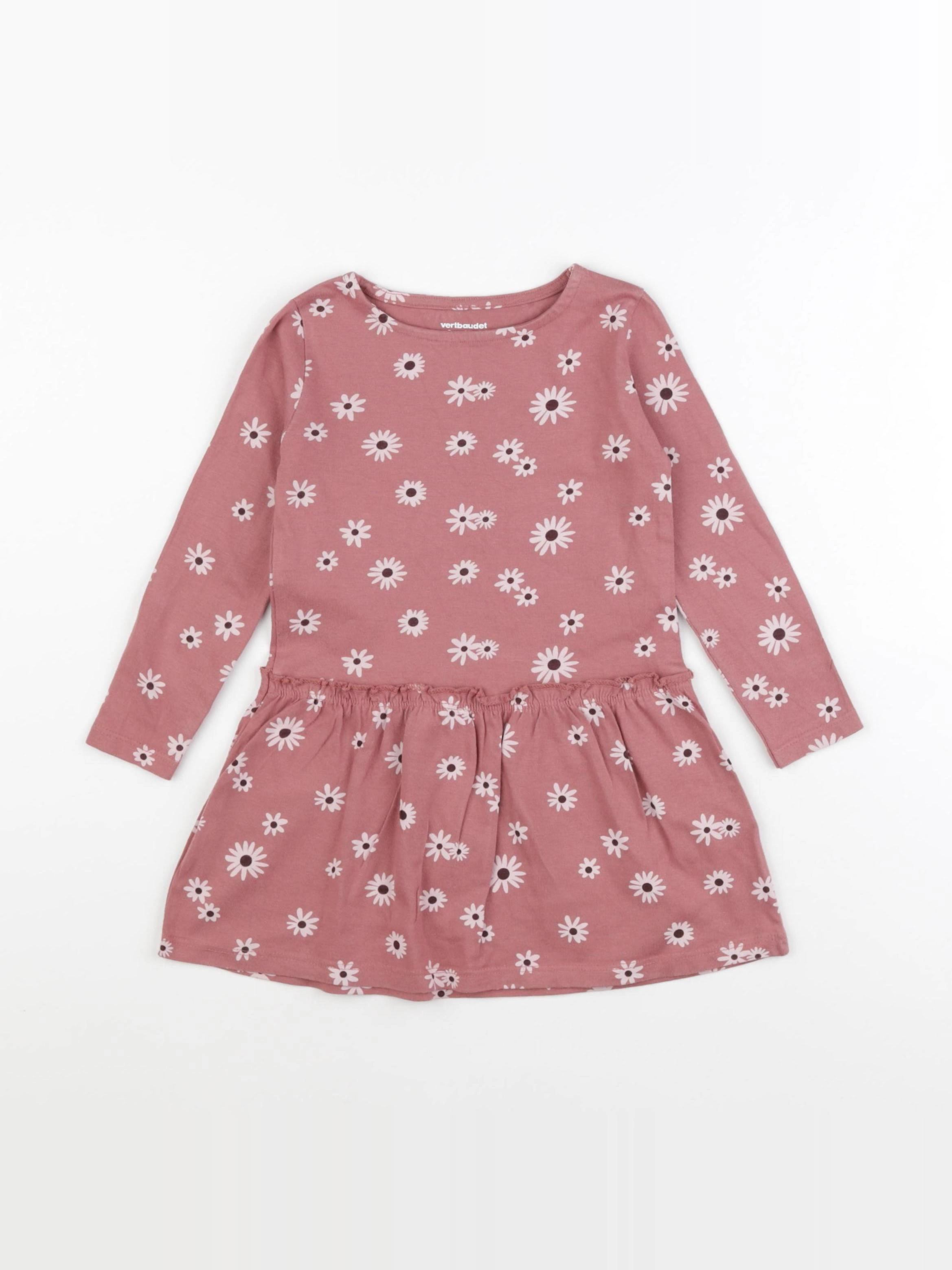 Vertbaudet - robe rose - 3 ans