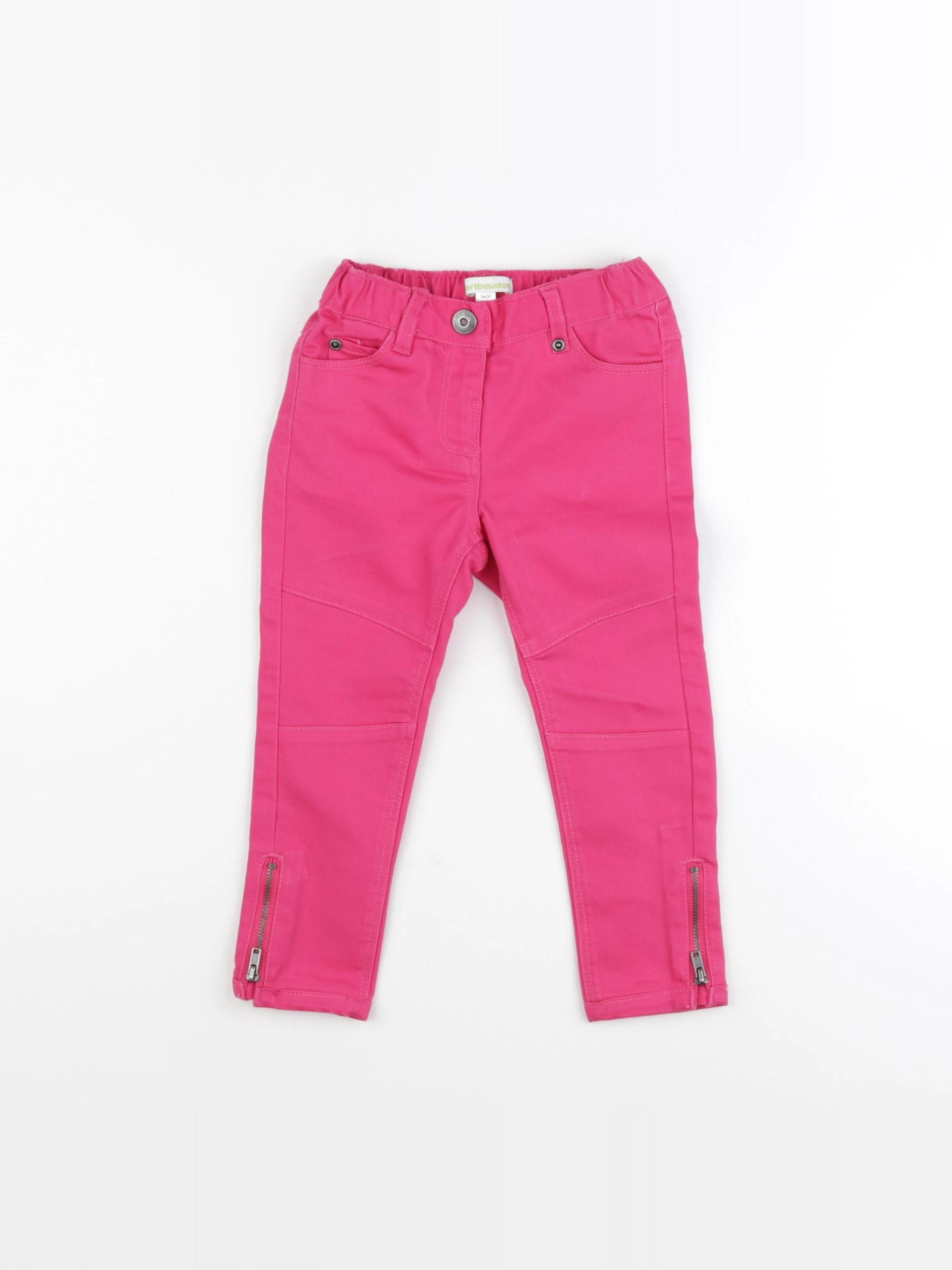 Vertbaudet - pantalon rose - 3 ans