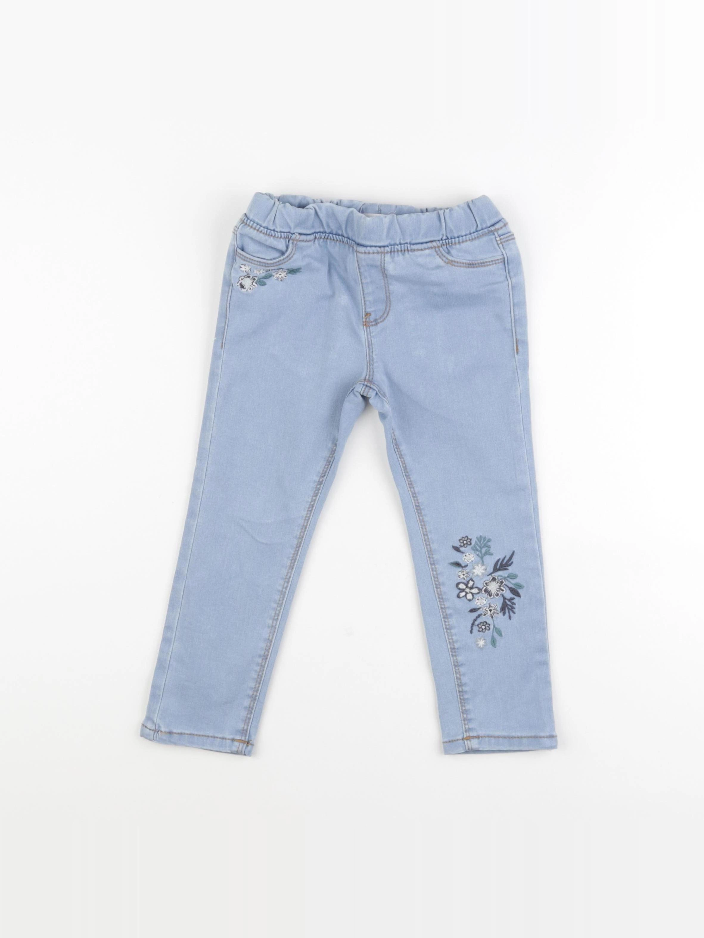 Vertbaudet - jegging bleu - 3 ans