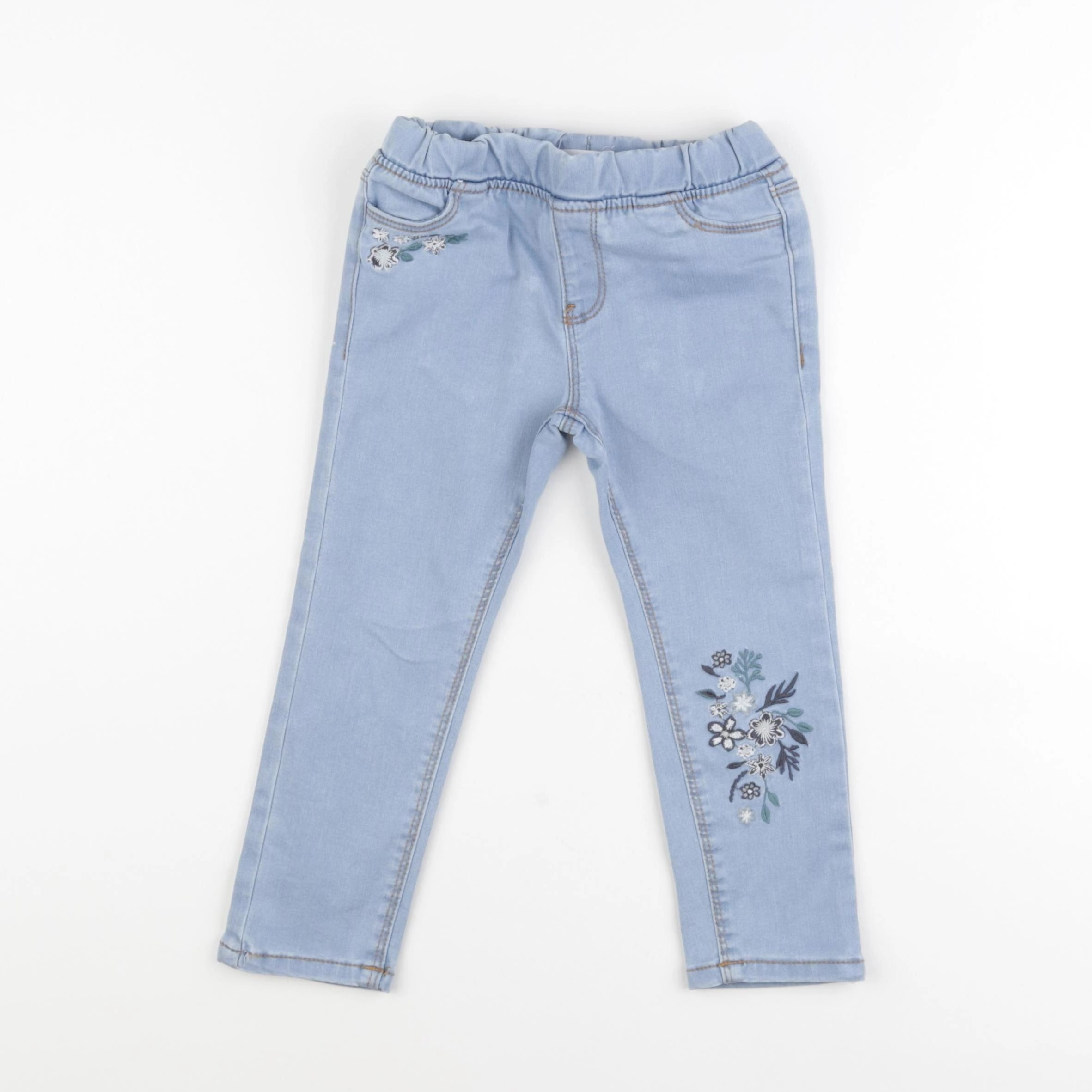 Vertbaudet - jegging bleu - 3 ans