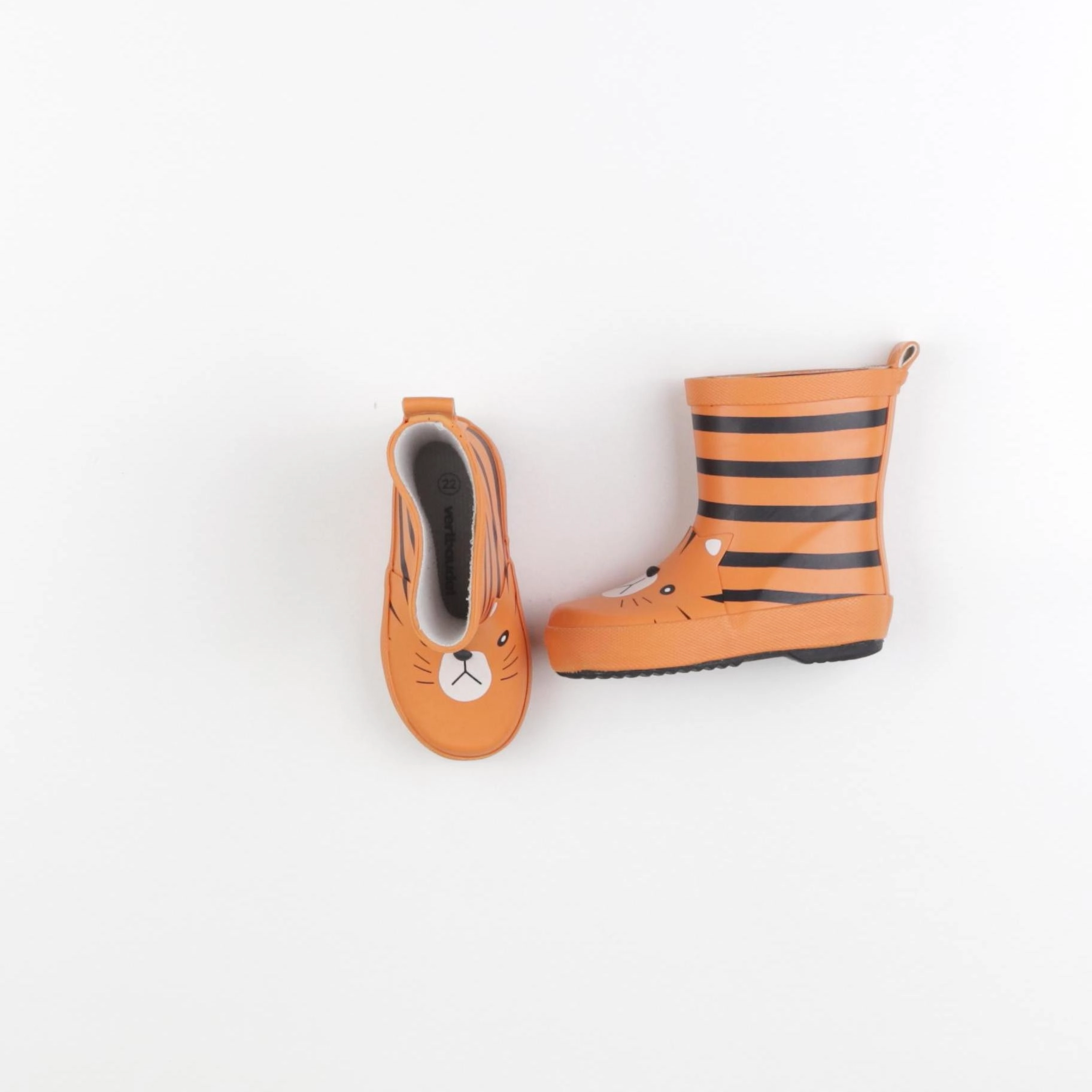 Vertbaudet - bottes orange - pointure 22