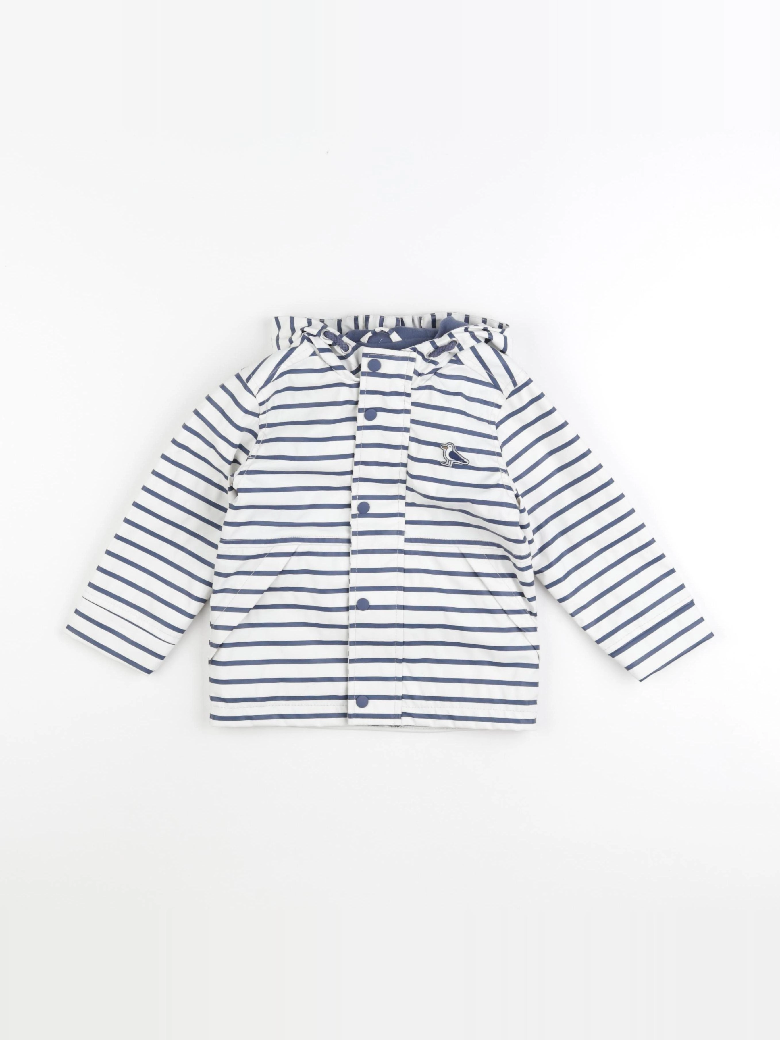 Vertbaudet - imperméable bleu - 24 mois