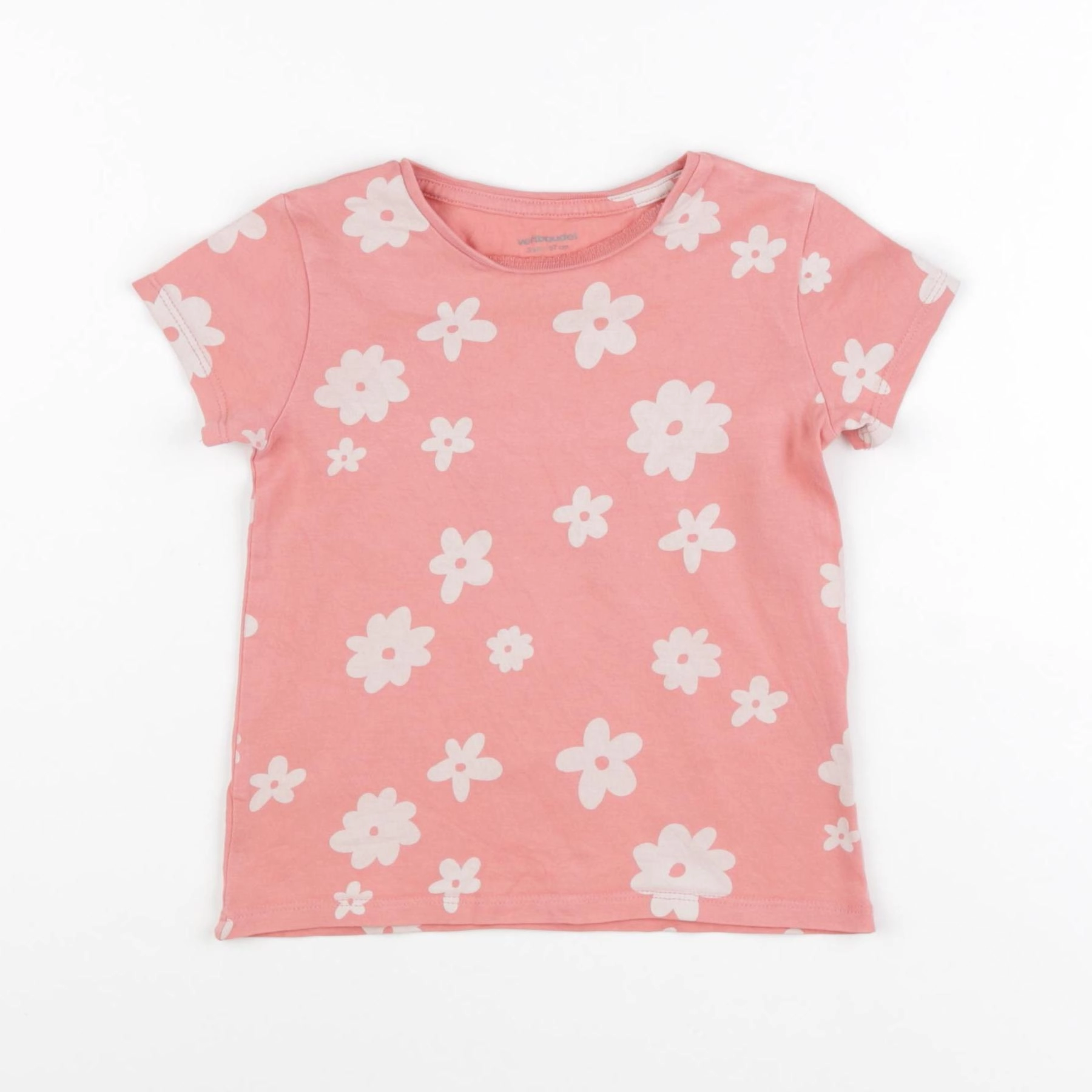 Vertbaudet - tee-shirt rose - 3 ans