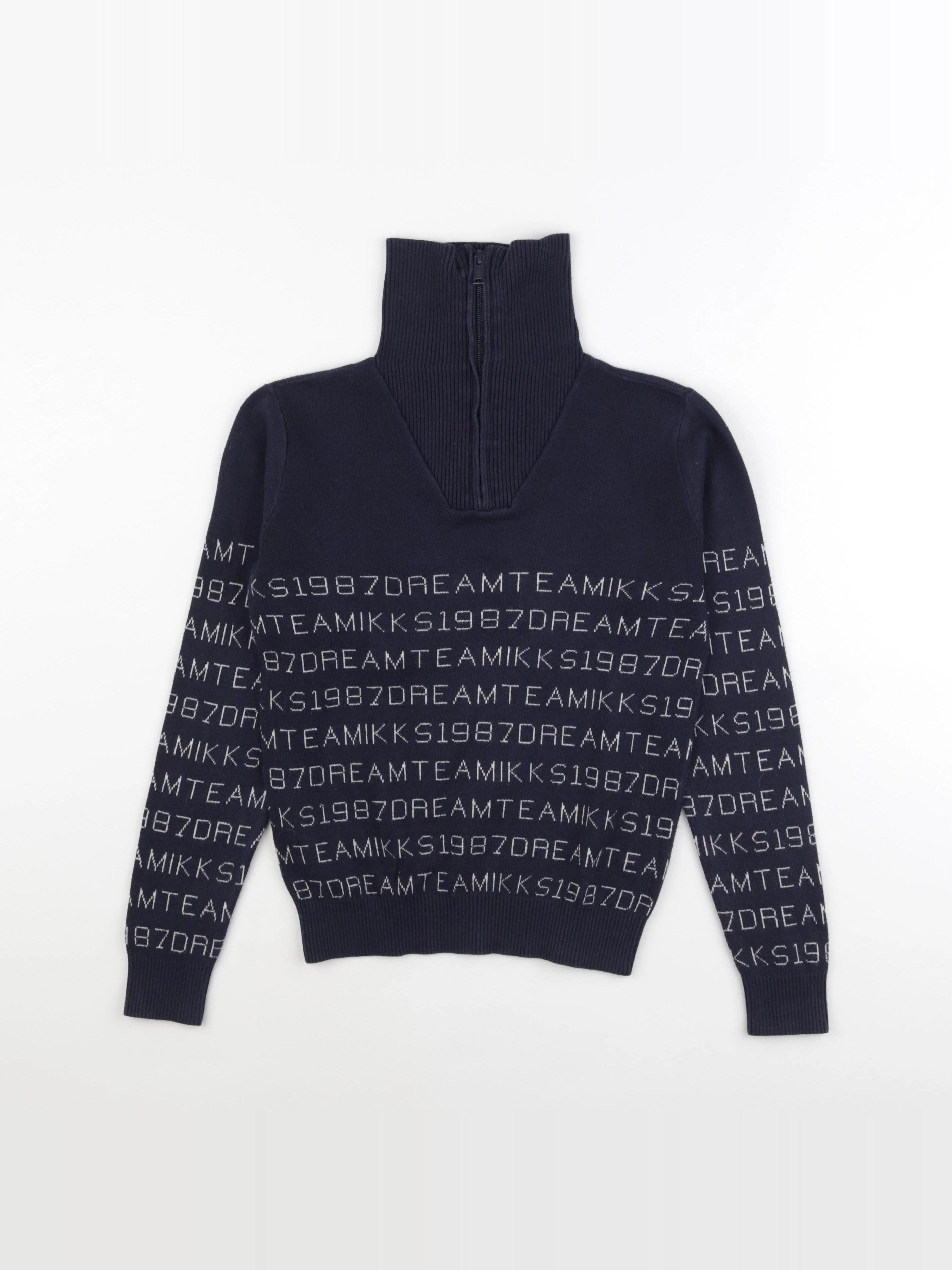 IKKS - pull bleu - 10 ans