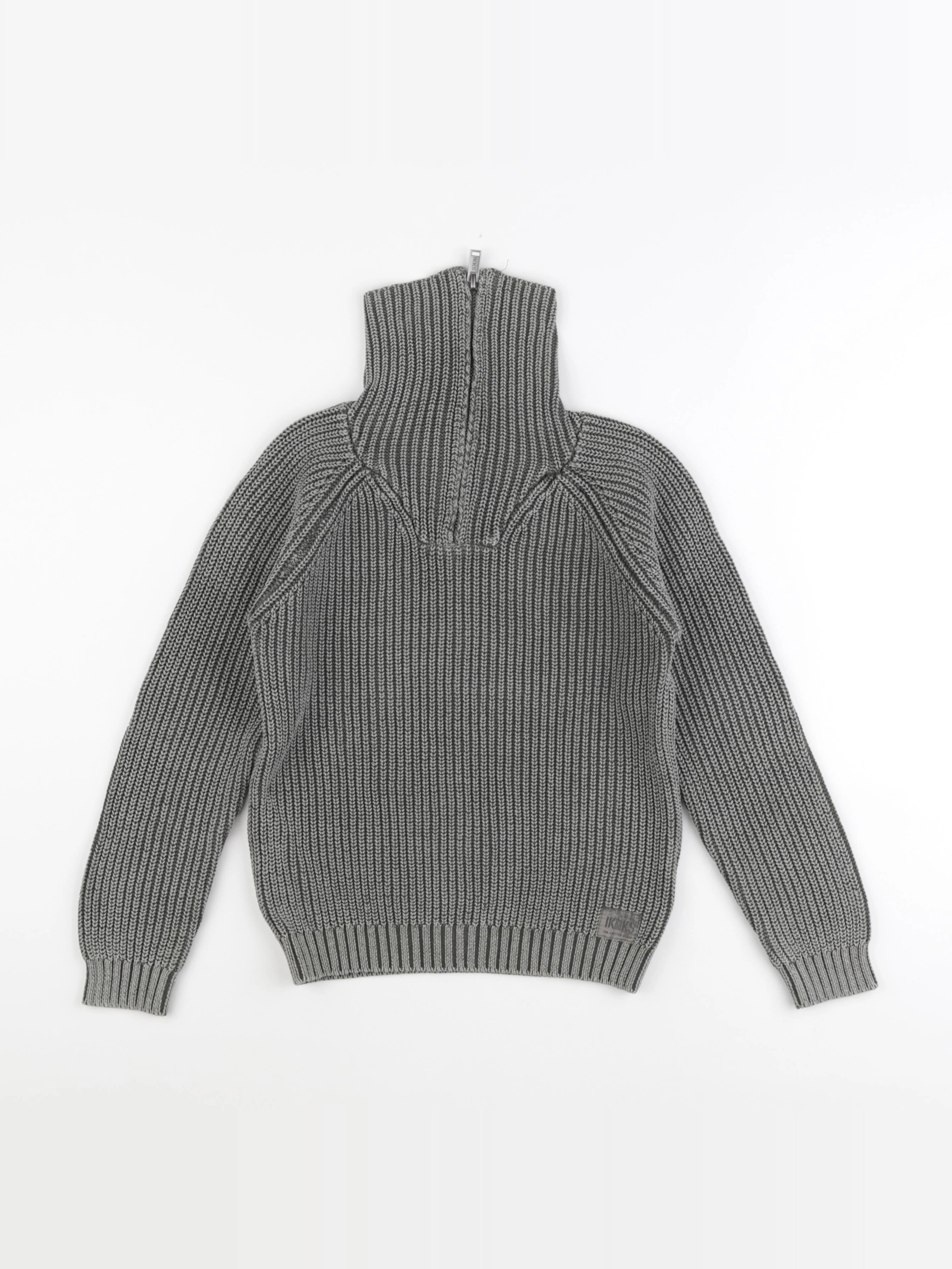 IKKS - pull gris - 8 ans