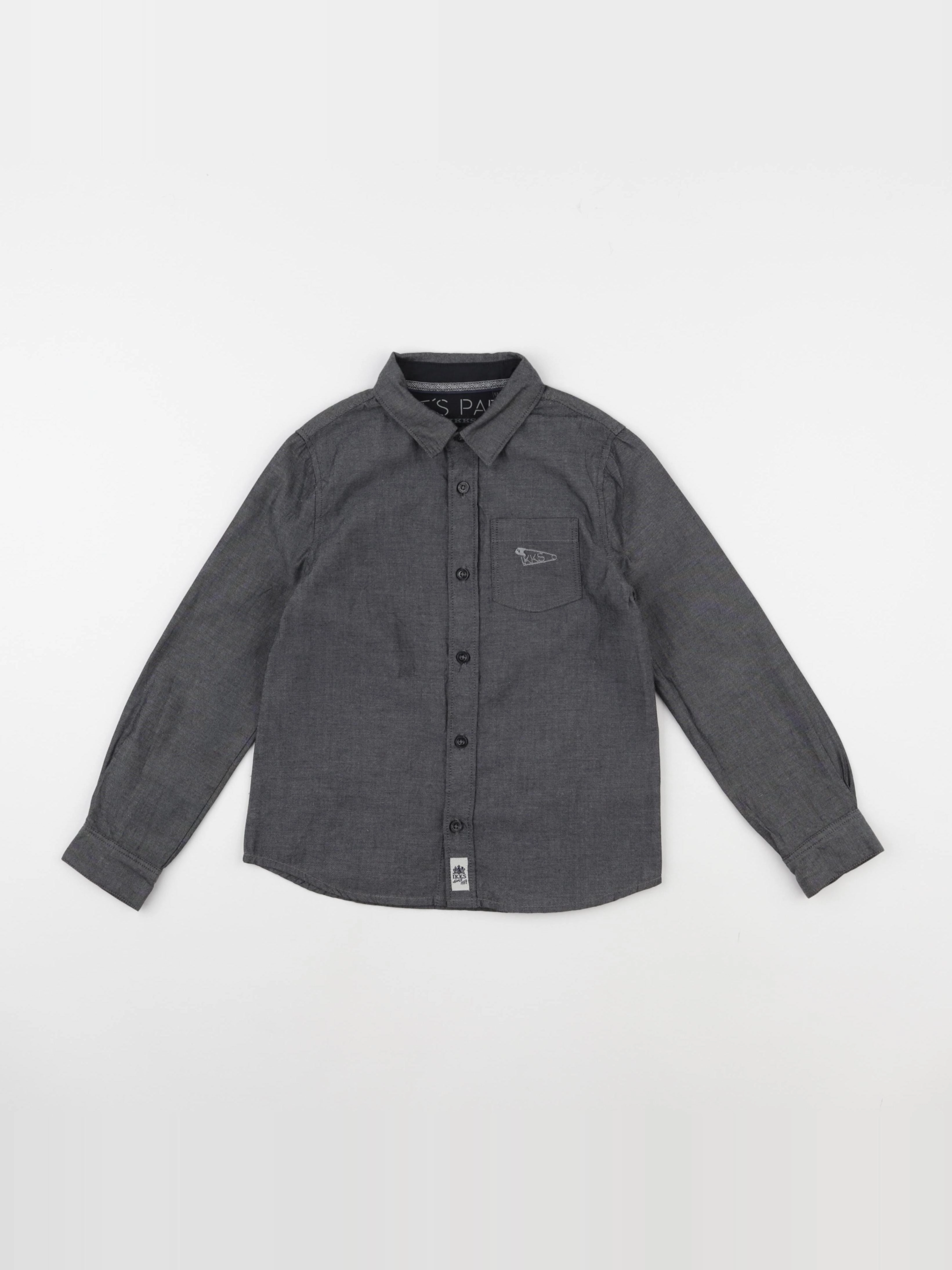 IKKS - chemise gris - 6 ans