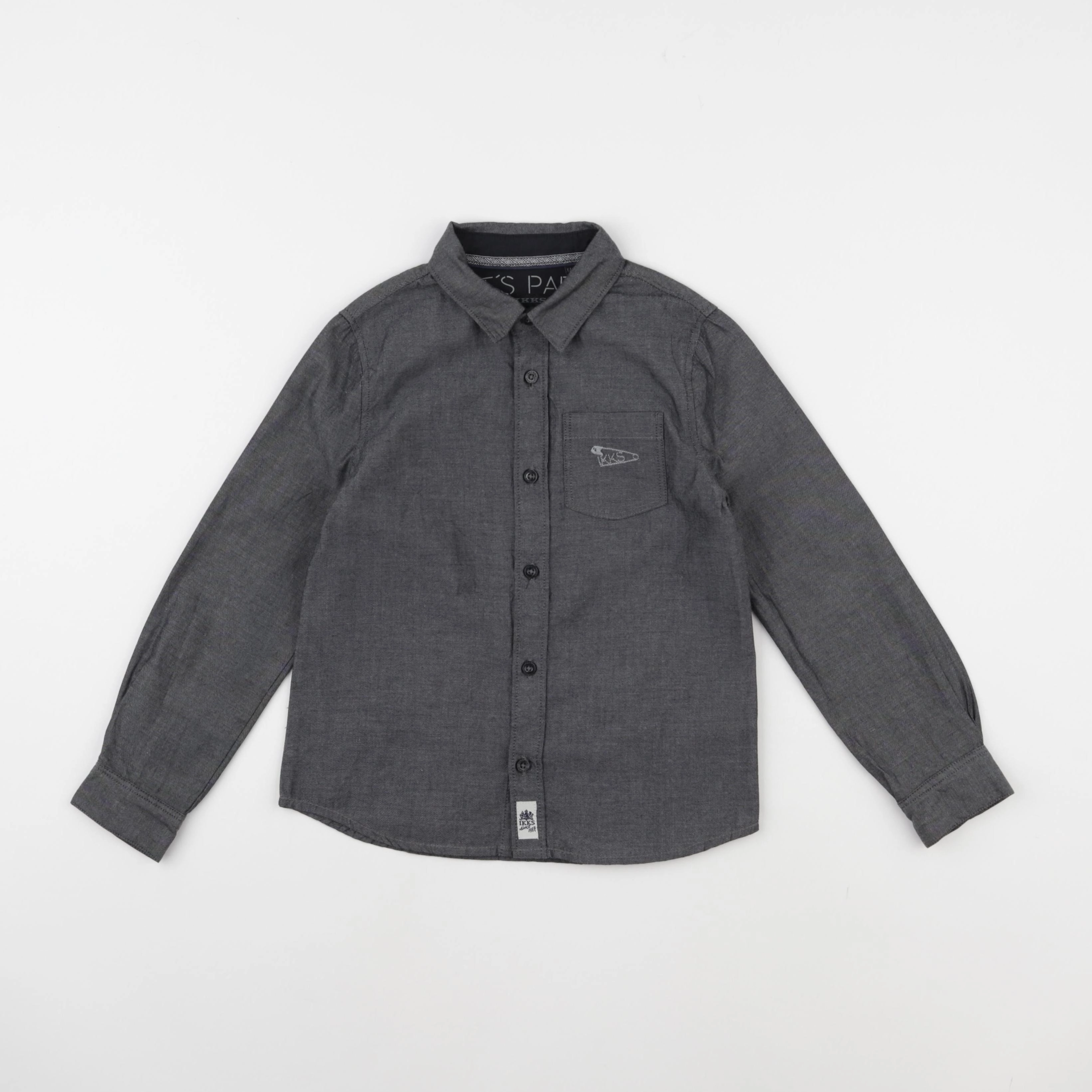 IKKS - chemise gris - 6 ans